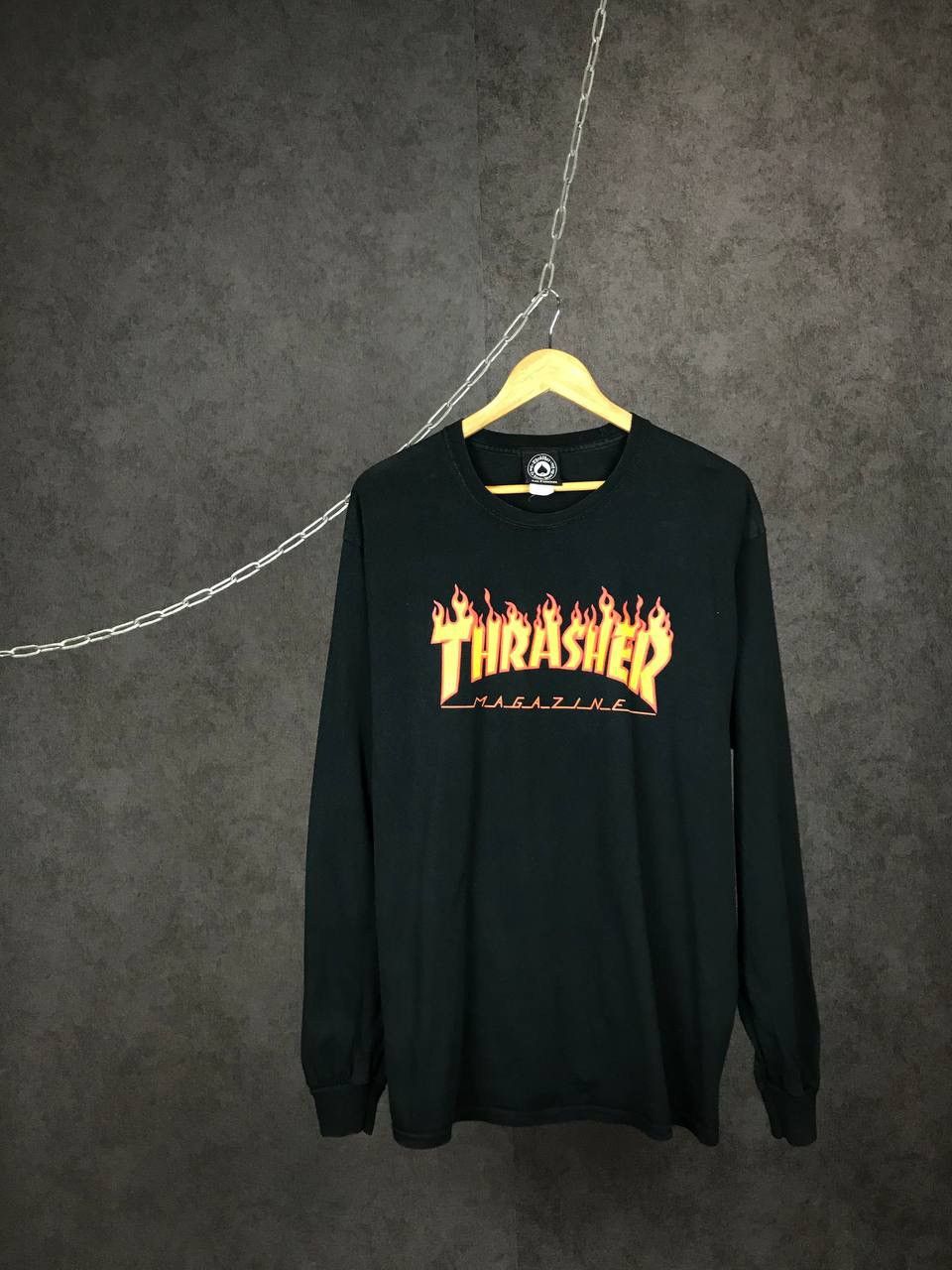 Thrasher Thrasher Magazine streetwear luxury longsleeve Size US L / EU 52-54 / 3 - 1 Thumbnail