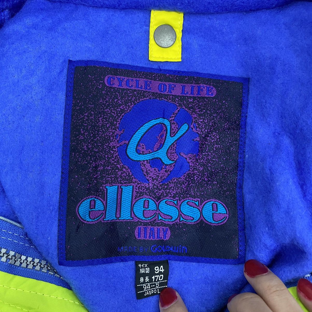 Ellesse Vintage 90s ELLESSE ITALY Cycle of Life Embroid Brand Pocket Size US L / EU 52-54 / 3 - 7 Thumbnail