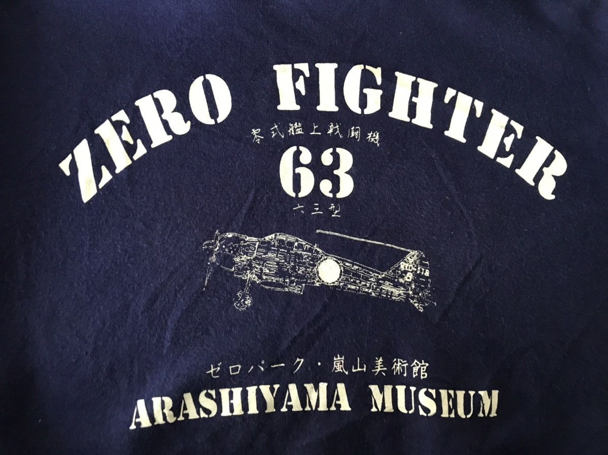 Vintage Vintage Zero Fighter 63 Arashimaya Museum Sweatshirts Size US L / EU 52-54 / 3 - 2 Thumbnail