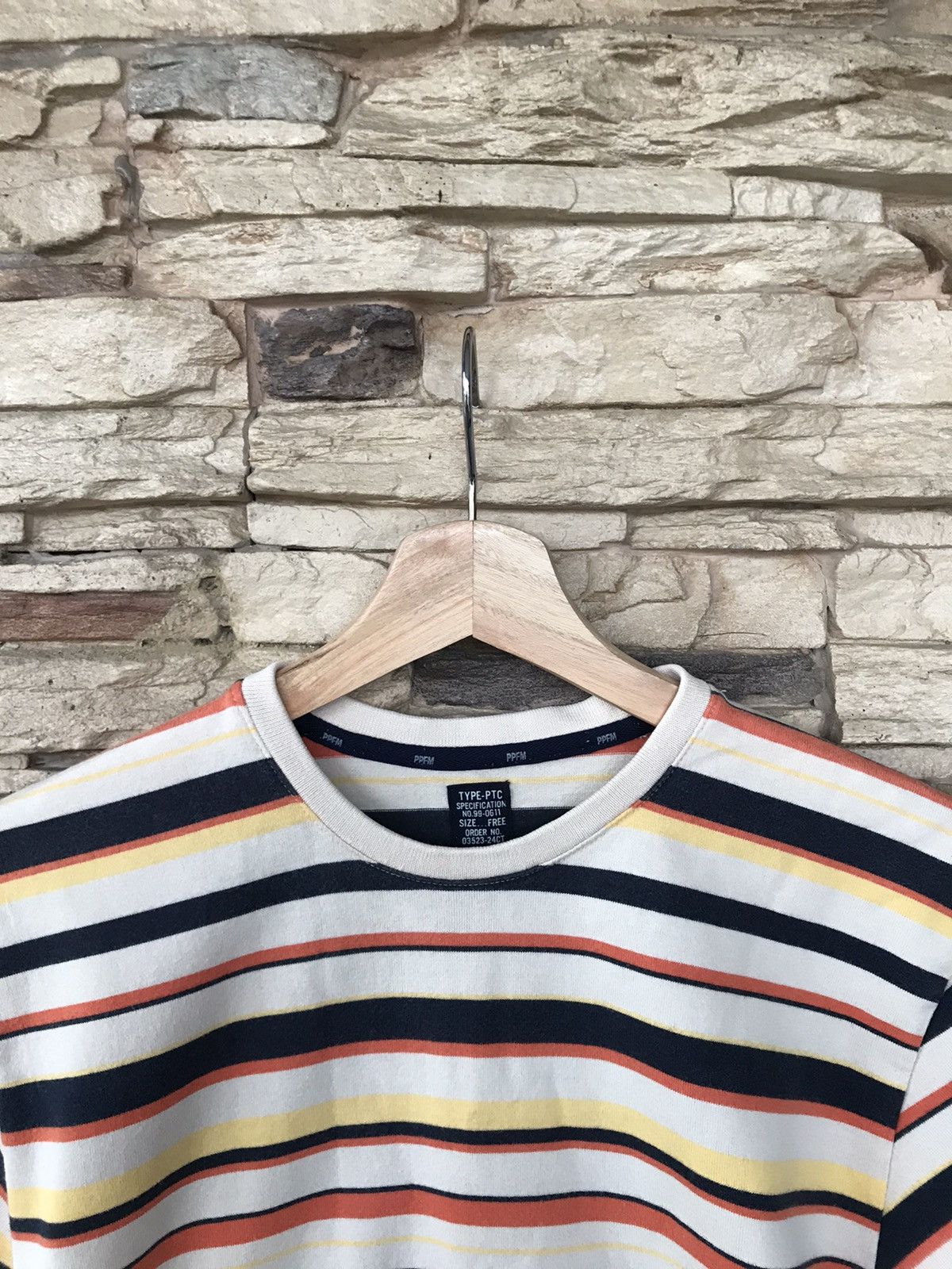 PPFM Ppfm Stripes Tee japanese brand Size US S / EU 44-46 / 1 - 3 Thumbnail