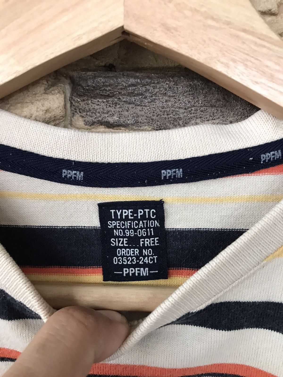 PPFM Ppfm Stripes Tee japanese brand Size US S / EU 44-46 / 1 - 4 Thumbnail