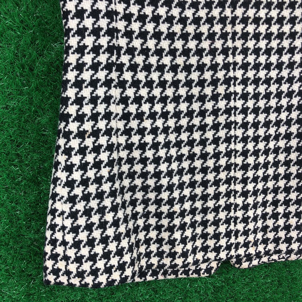 Japanese Brand Vintage 80's Wool Houndstooth Jacket Sleevless Women Size XS / US 0-2 / IT 36-38 - 7 Thumbnail