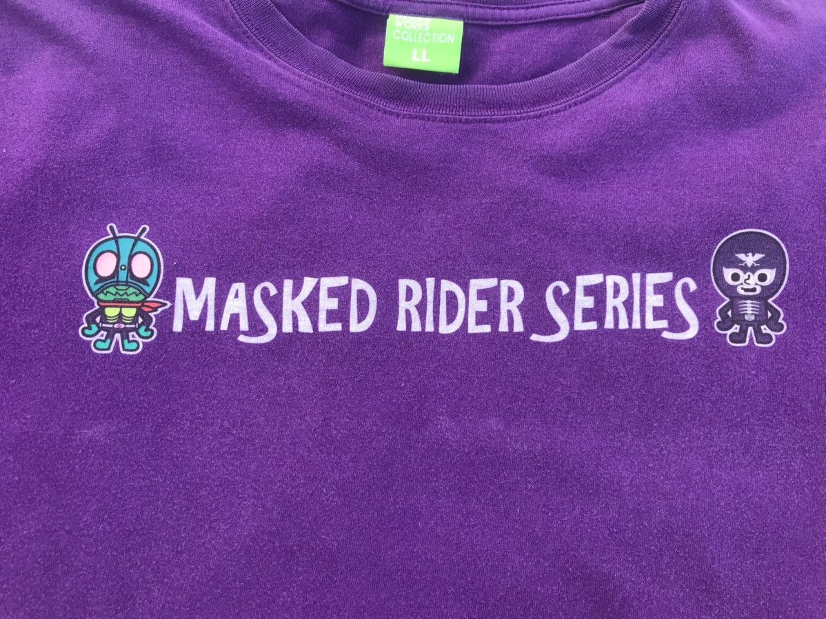Anime Vintage Masked Rider Series Tee anima sega Size US L / EU 52-54 / 3 - 3 Thumbnail