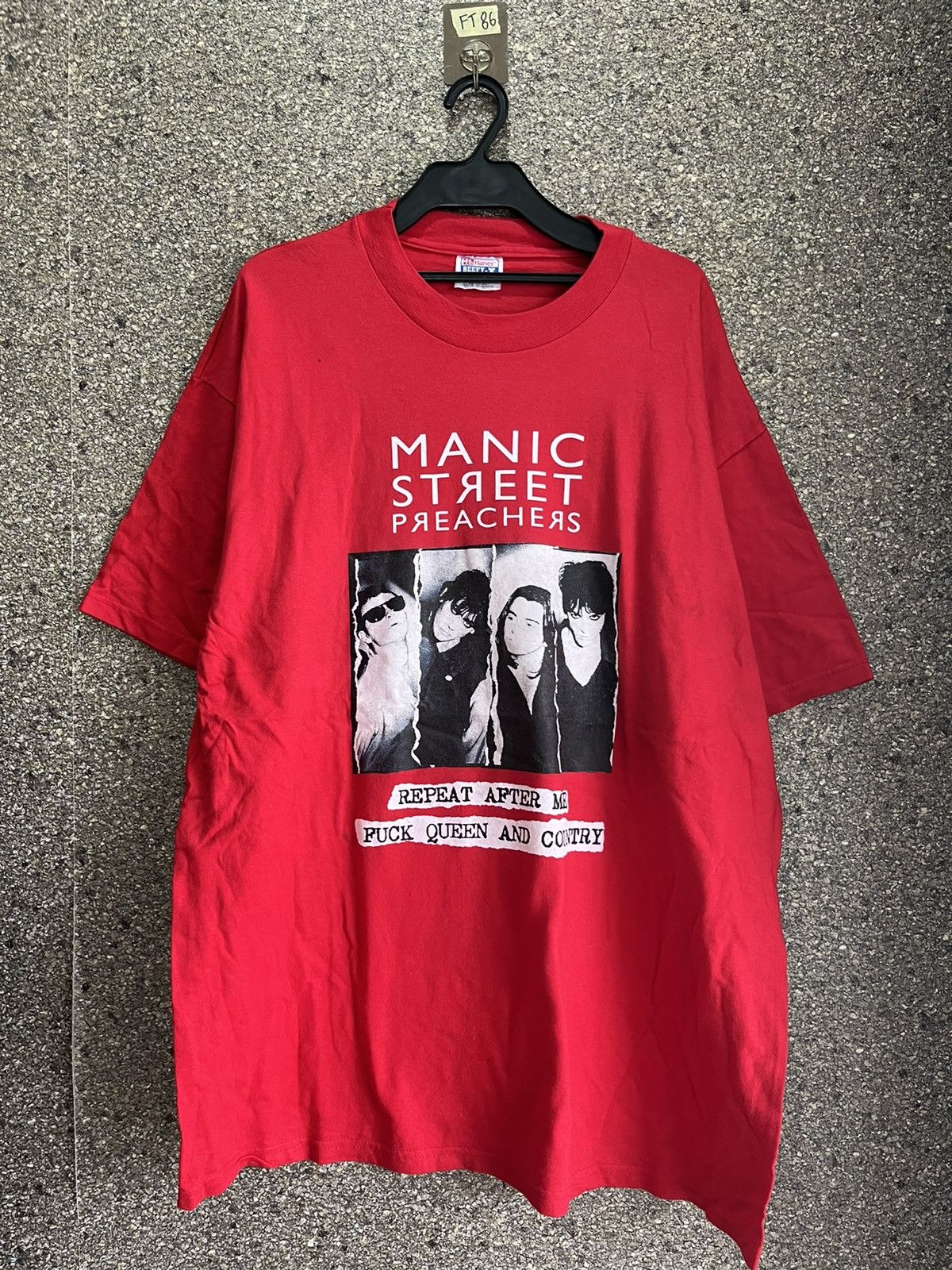 Band Tees × Vintage Manic street preachers ft86 Size US XL / EU 56 / 4 - 1 Thumbnail
