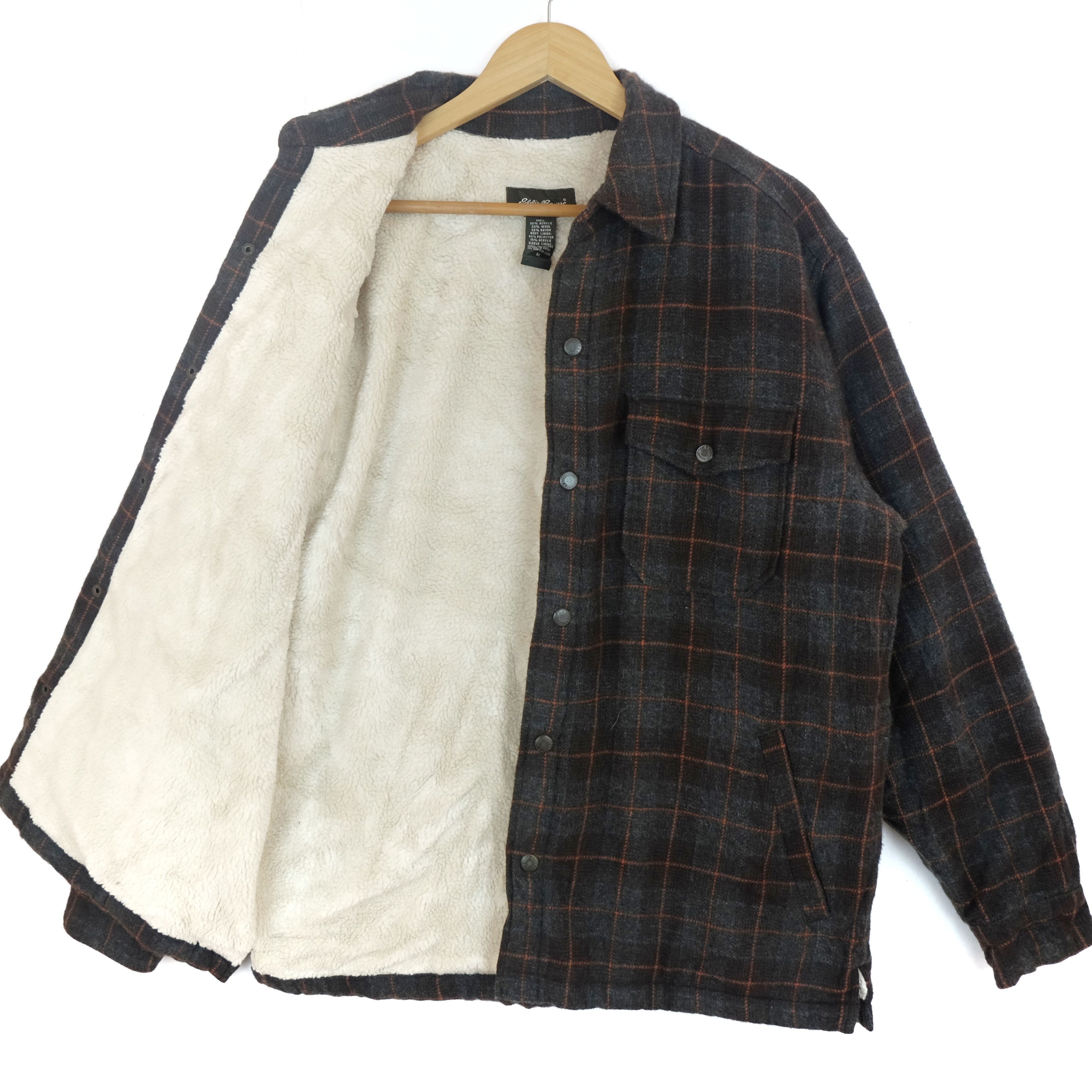 Eddie Bauer EDDIE BAUER Winter Warm Cowboy Flannel Jacket Size US M / EU 48-50 / 2 - 3 Thumbnail