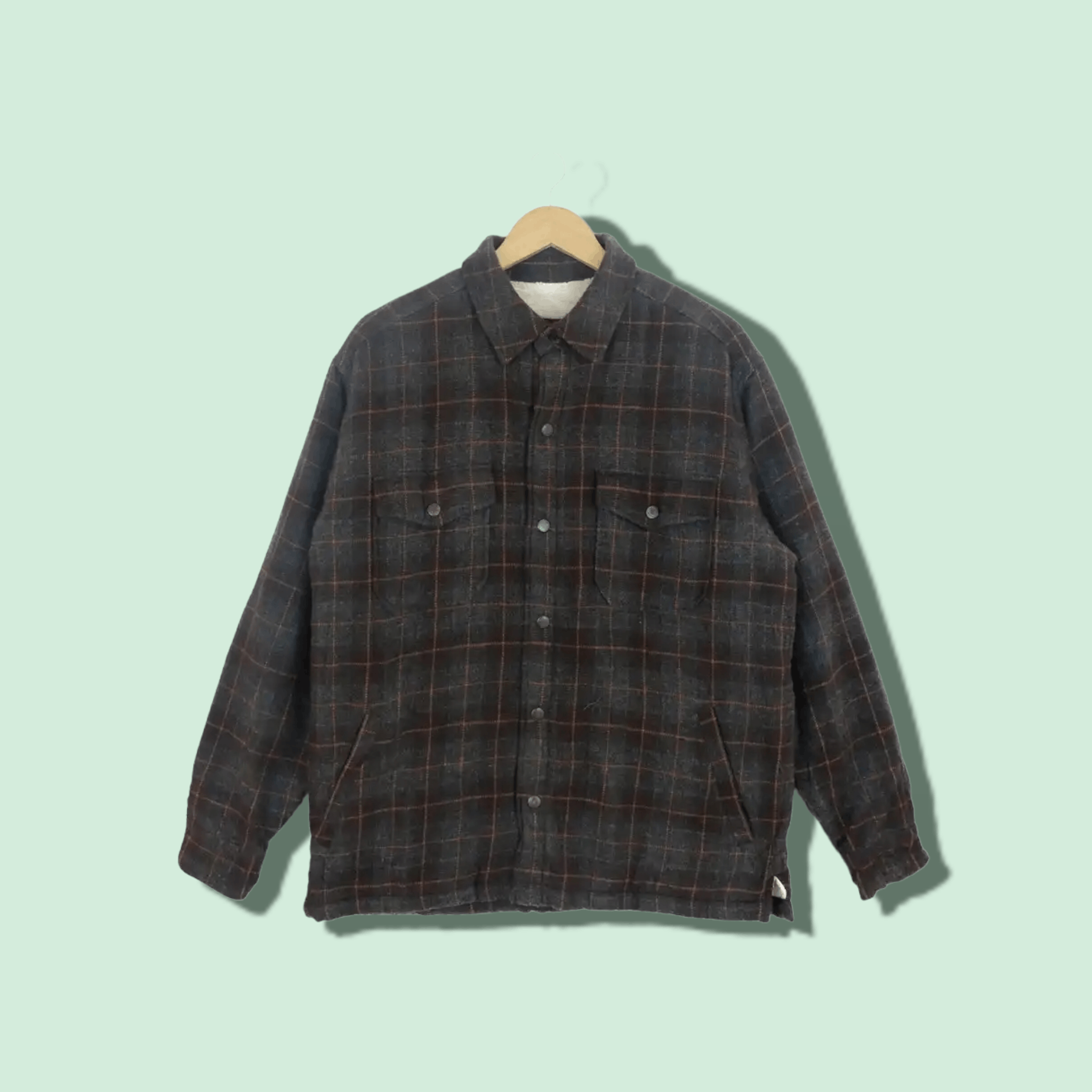 Eddie Bauer EDDIE BAUER Winter Warm Cowboy Flannel Jacket Size US M / EU 48-50 / 2 - 1 Thumbnail