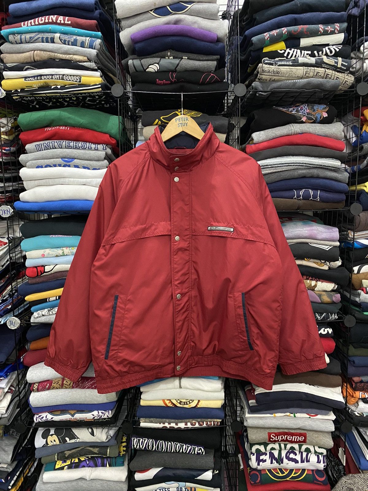 image of Dunlop Motorsport Light Jacket in Red, Men's (Size Large)