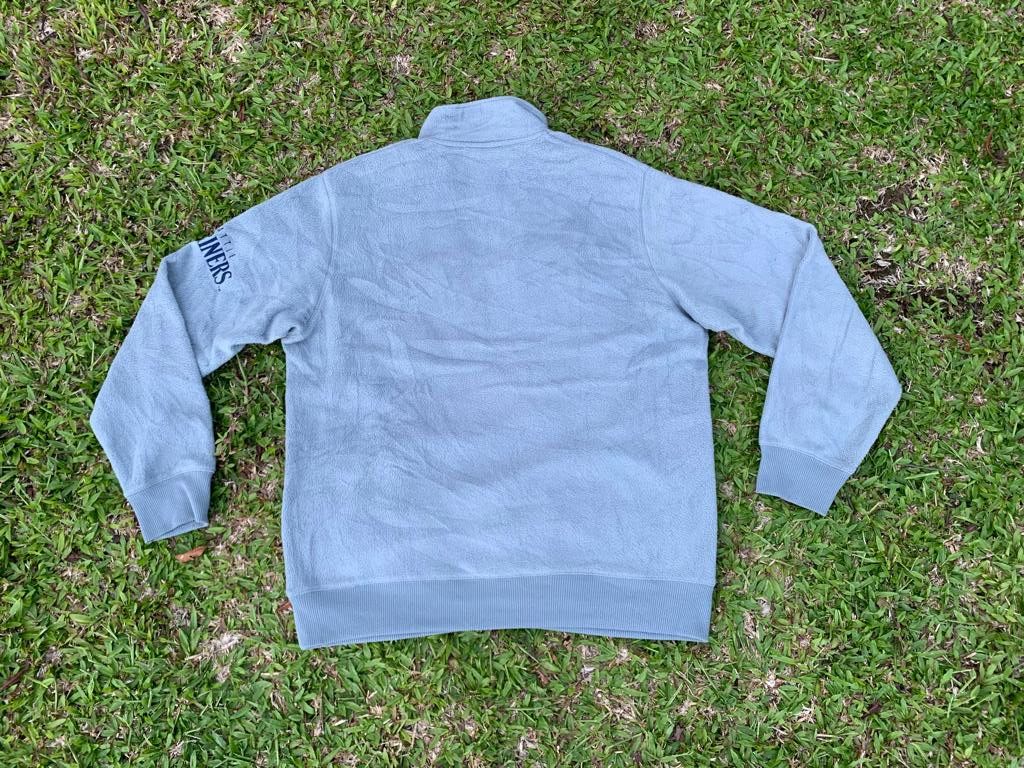 Japanese Brand × MLB × Uniqlo Mlb Seattle Marine X Uniqlo half Zipper Size US XL / EU 56 / 4 - 4 Thumbnail