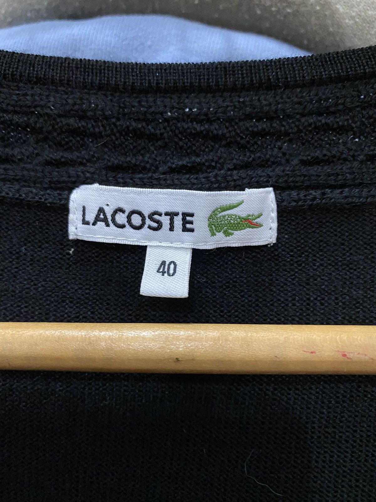 Lacoste lacoste knit V neck sweater Size US XXS / EU 40 - 6 Thumbnail
