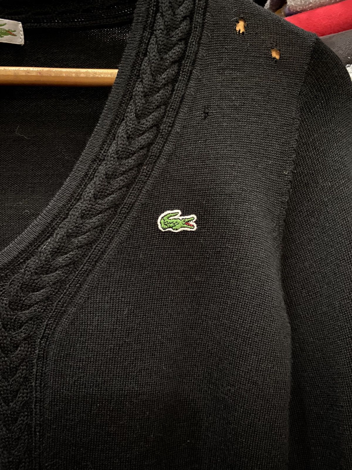 Lacoste lacoste knit V neck sweater Size US XXS / EU 40 - 4 Thumbnail