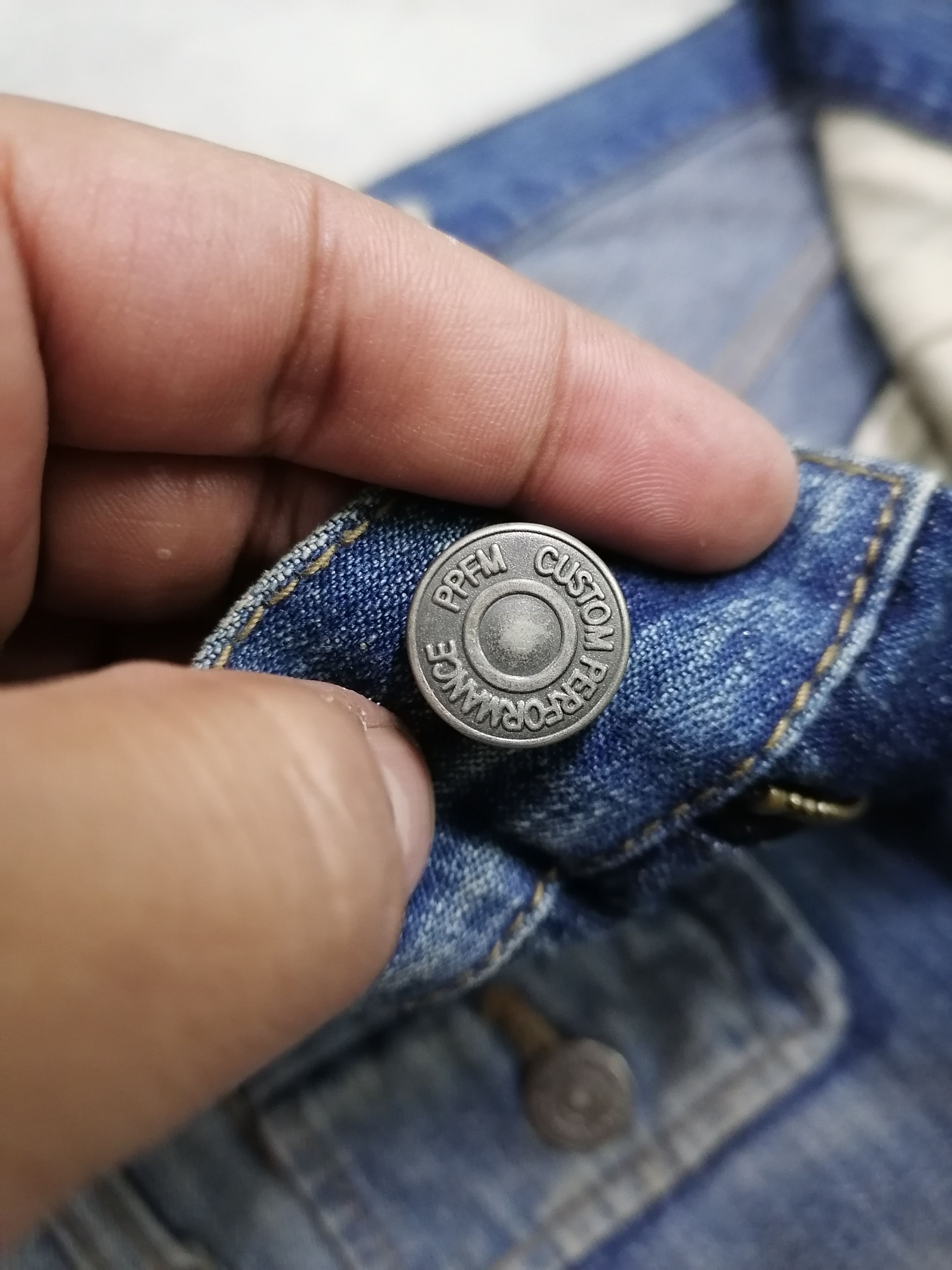 Japanese Brand × PPFM 🔥Multipocket Ppfm Tactical Parachute Denim Jeans⚡⚡⚡ Size US 31 - 8 Thumbnail