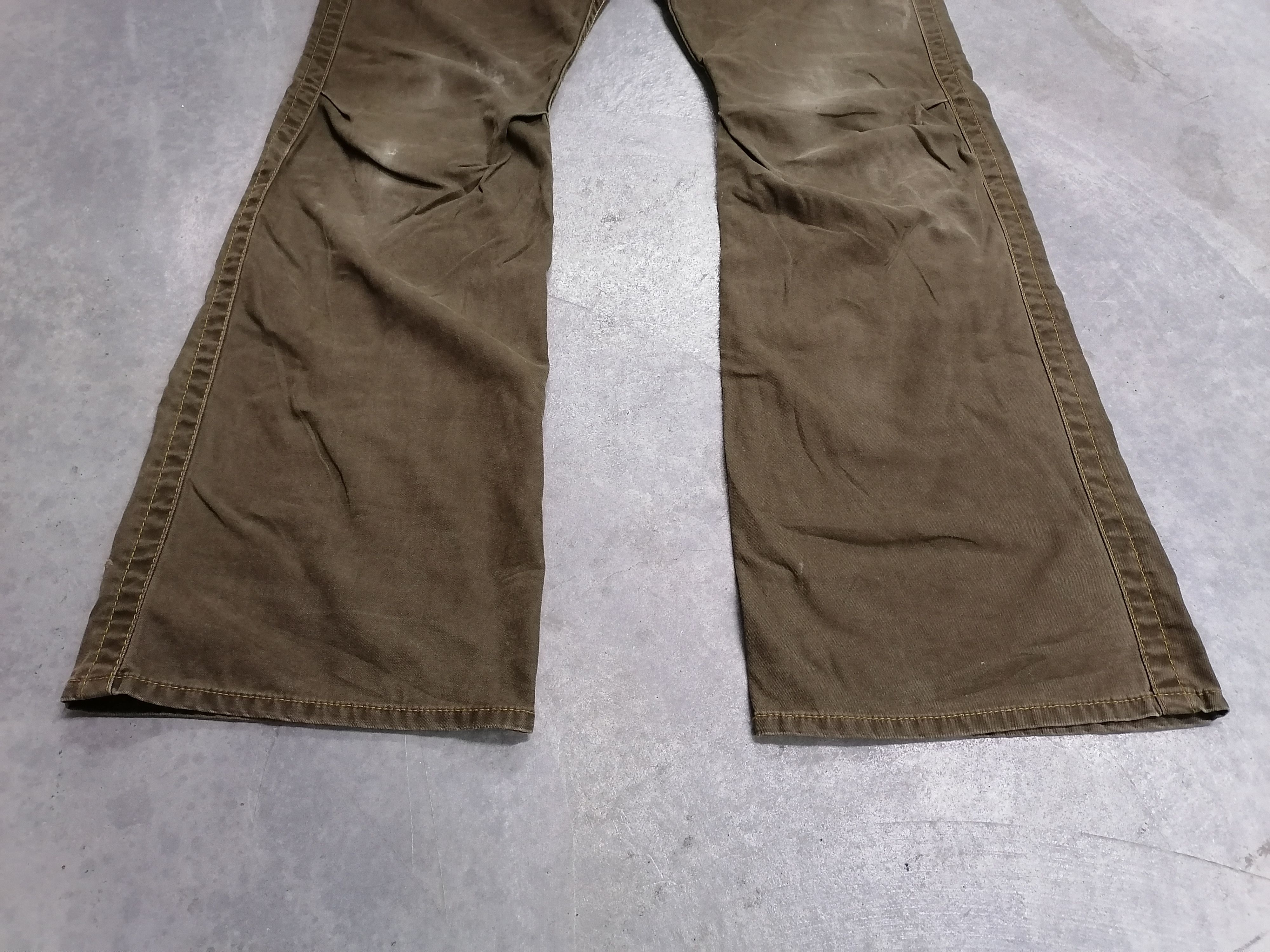 20471120 × Japanese Brand 🔥Super Flare Root Three Style Brown Pants⚡⚡⚡ Size US 31 - 2 Thumbnail