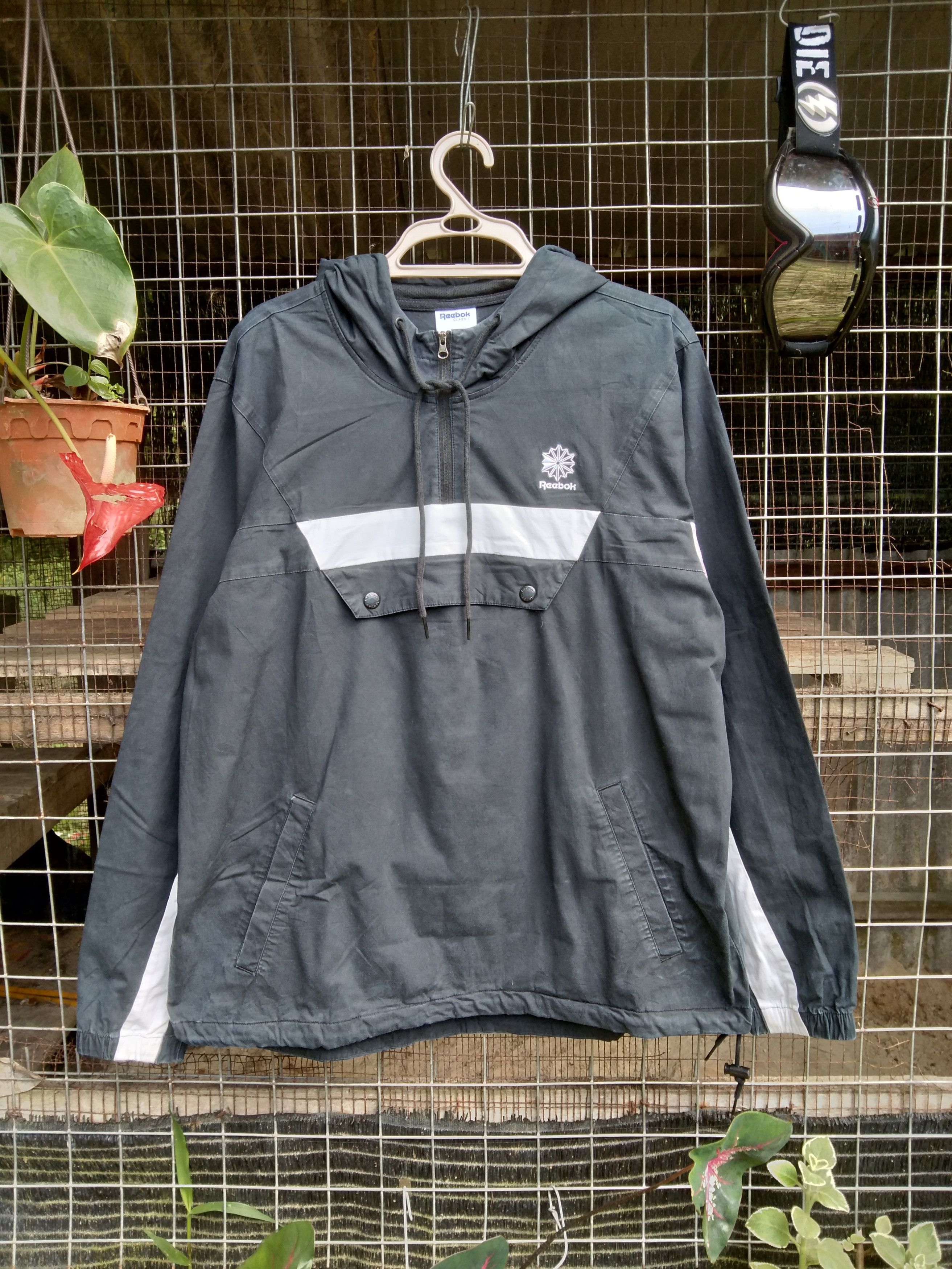 Reebok REEBOK ANORAK HOODIE JACKET PULL OVER Size US L / EU 52-54 / 3 - 1 Thumbnail
