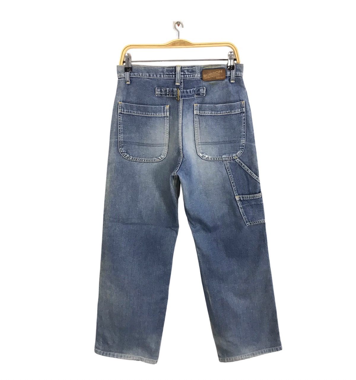 Japanese Brand × Vintage Vintage Bobson Workwear Bucket Back Carpenter Design Size US 29 - 2 Thumbnail