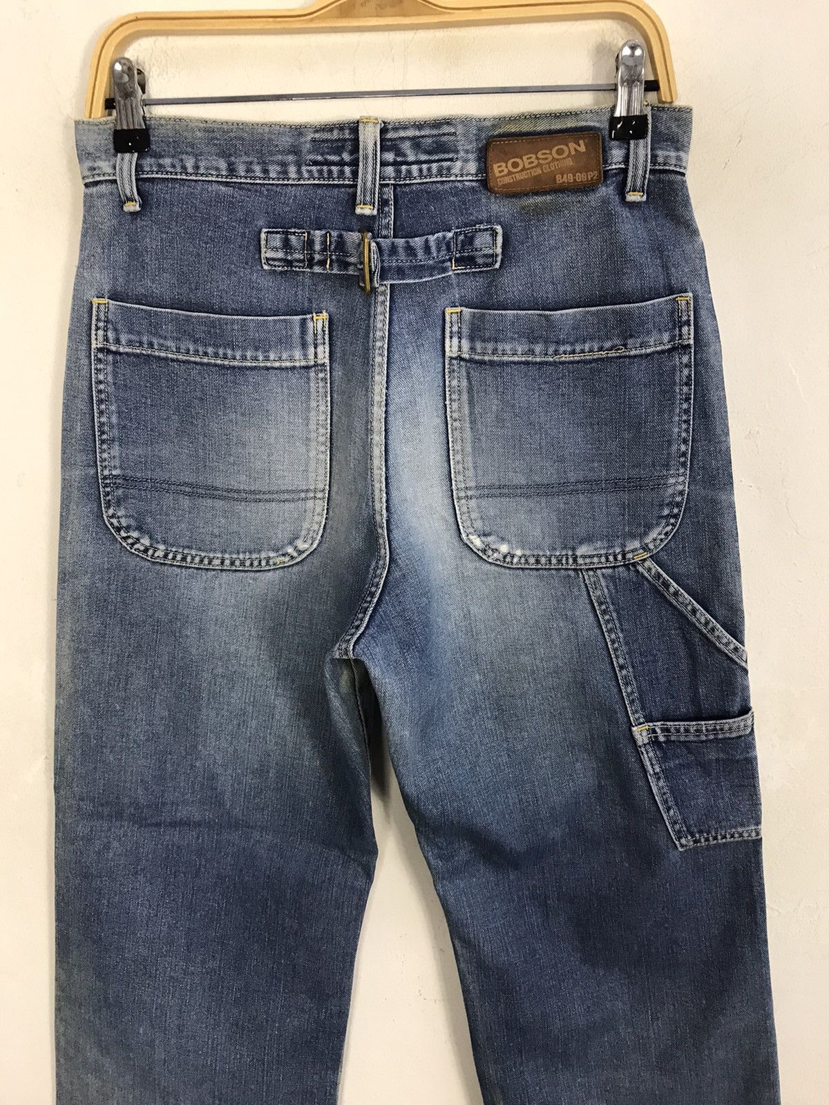 Japanese Brand × Vintage Vintage Bobson Workwear Bucket Back Carpenter Design Size US 29 - 9 Thumbnail