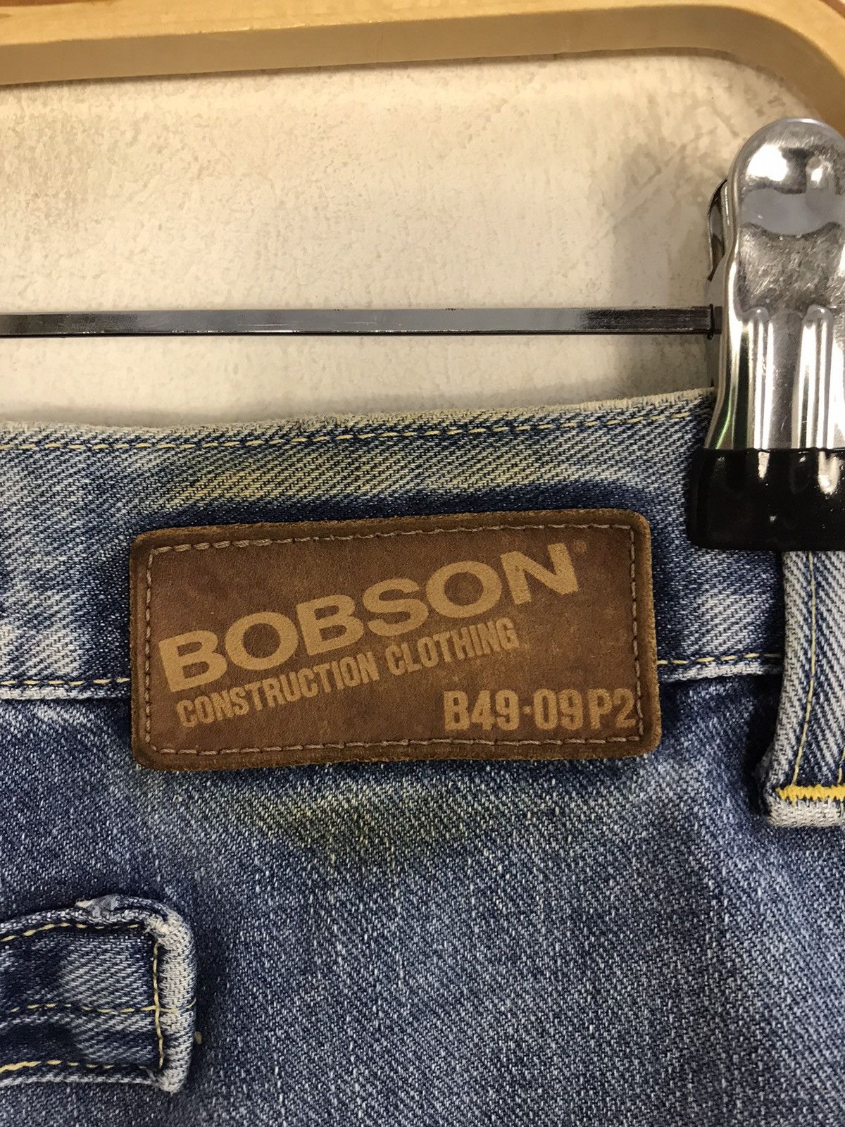 Japanese Brand × Vintage Vintage Bobson Workwear Bucket Back Carpenter Design Size US 29 - 15 Thumbnail