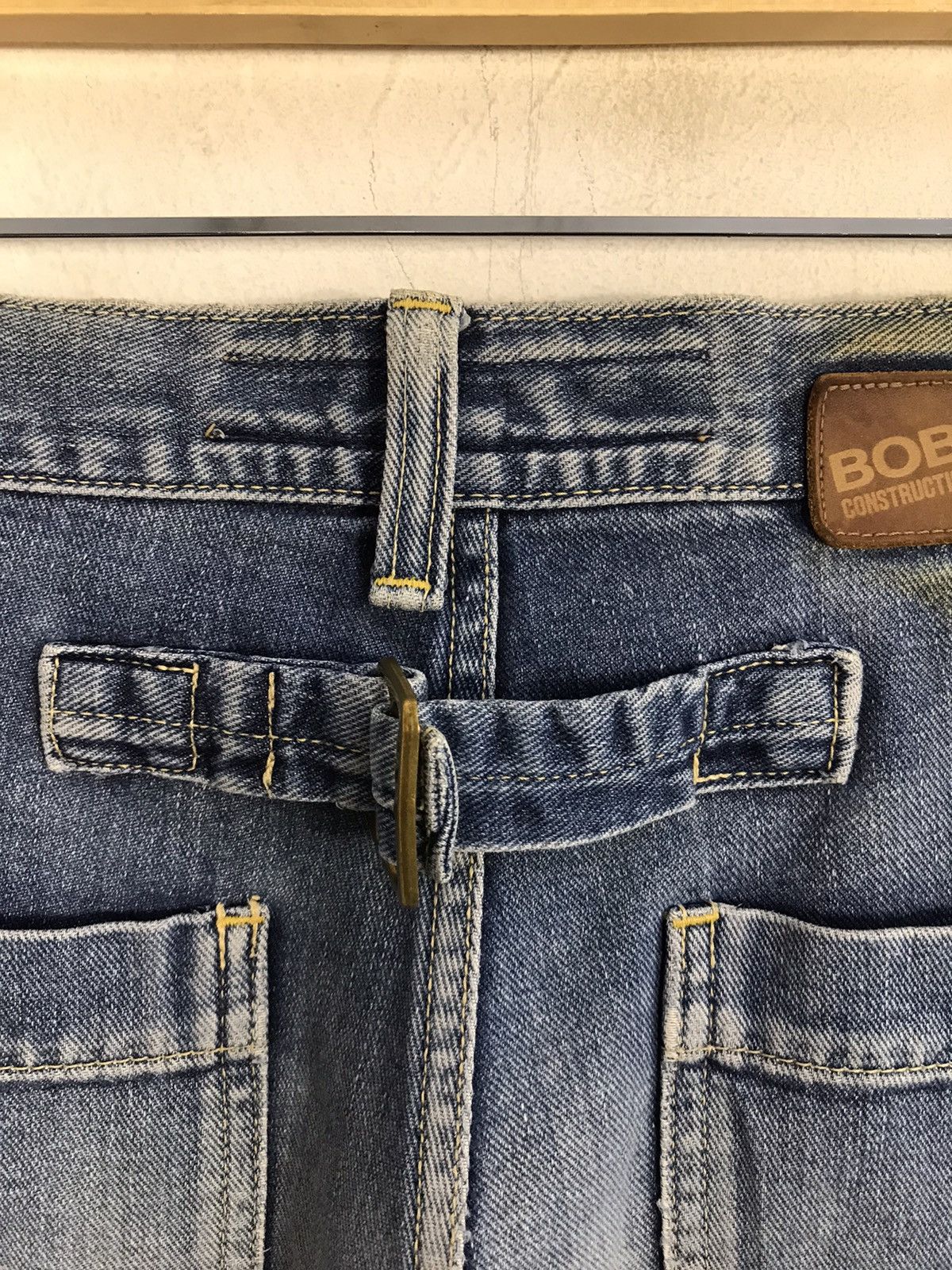 Japanese Brand × Vintage Vintage Bobson Workwear Bucket Back Carpenter Design Size US 29 - 14 Thumbnail