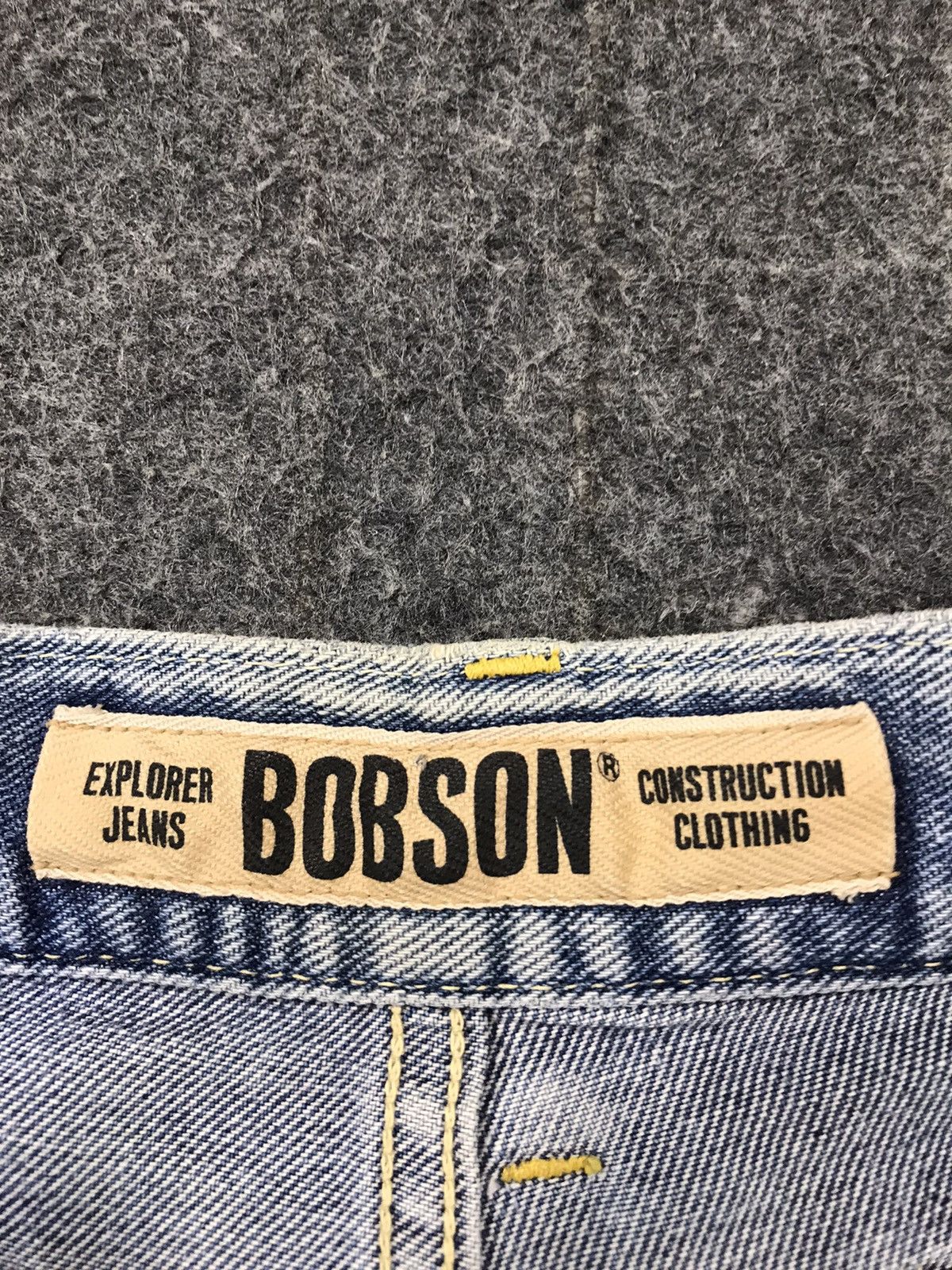Japanese Brand × Vintage Vintage Bobson Workwear Bucket Back Carpenter Design Size US 29 - 16 Thumbnail
