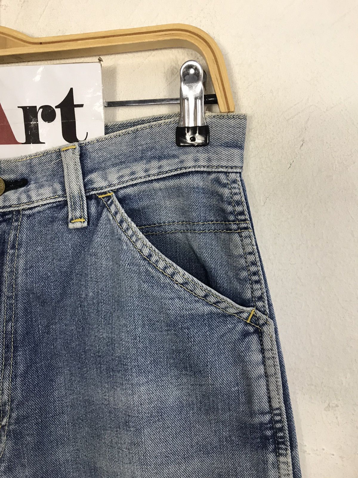 Japanese Brand × Vintage Vintage Bobson Workwear Bucket Back Carpenter Design Size US 29 - 5 Thumbnail