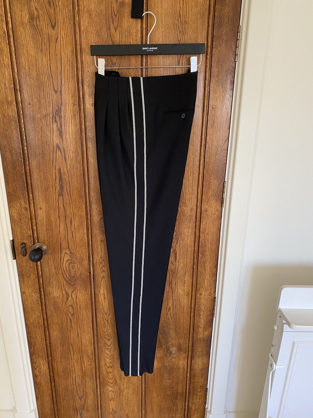 Saint Laurent Paris Saint Laurent SS17 Dinner Tuxedo trousers BNWT 50 Le Smoking Size 40L - 1 Thumbnail