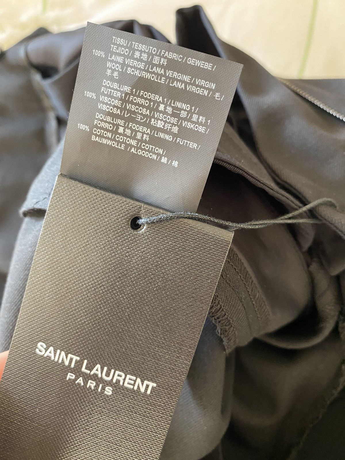Saint Laurent Paris Saint Laurent SS17 Dinner Tuxedo trousers BNWT 50 Le Smoking Size 40L - 4 Thumbnail