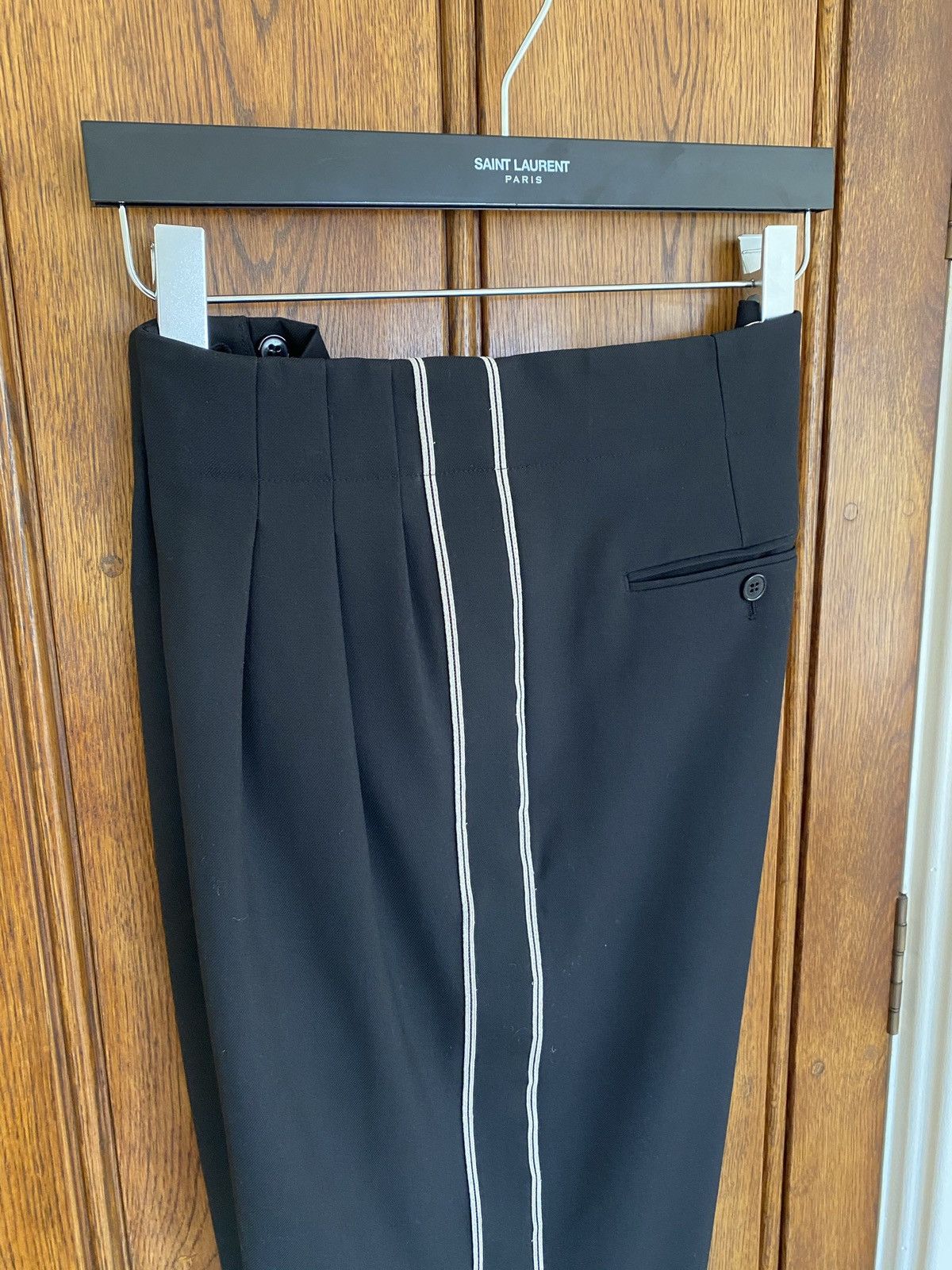 Saint Laurent Paris Saint Laurent SS17 Dinner Tuxedo trousers BNWT 50 Le Smoking Size 40L - 2 Thumbnail