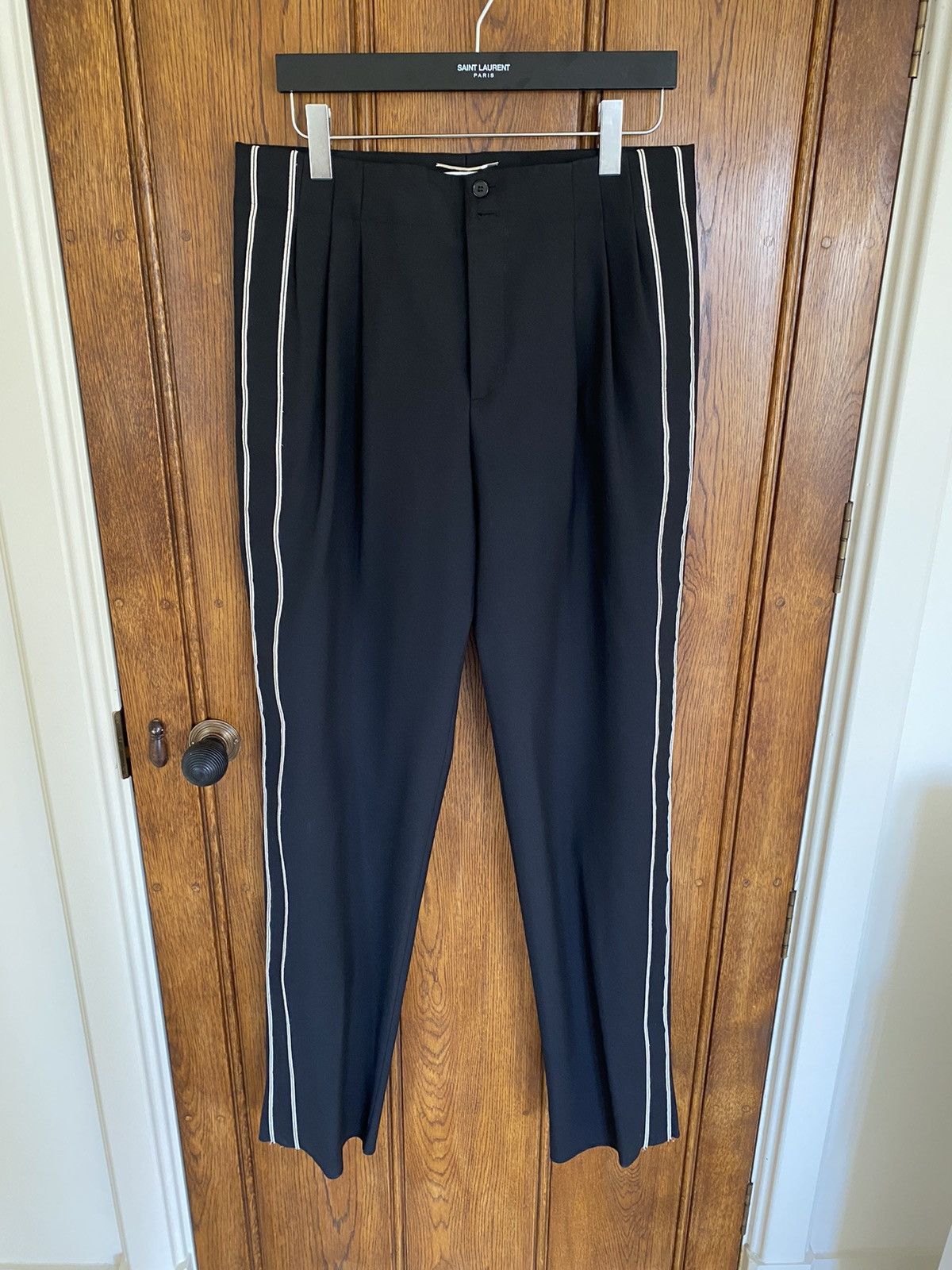 Saint Laurent Paris Saint Laurent SS17 Dinner Tuxedo trousers BNWT 50 Le Smoking Size 40L - 11 Thumbnail