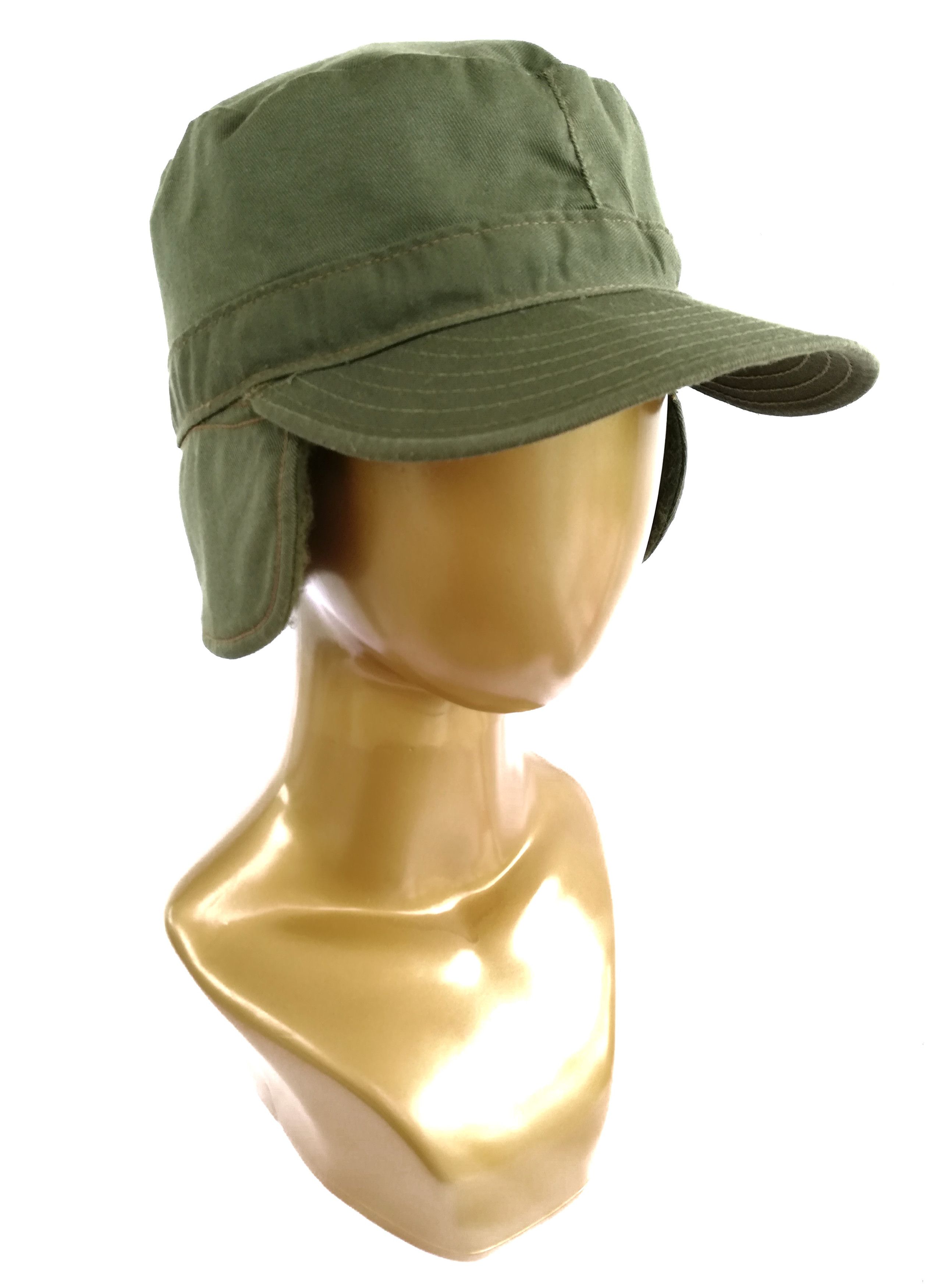 Vintage 🔥Genuine Swedish Army Olive Combat / Fatigue Baseball Cap Size ONE SIZE - 8 Thumbnail