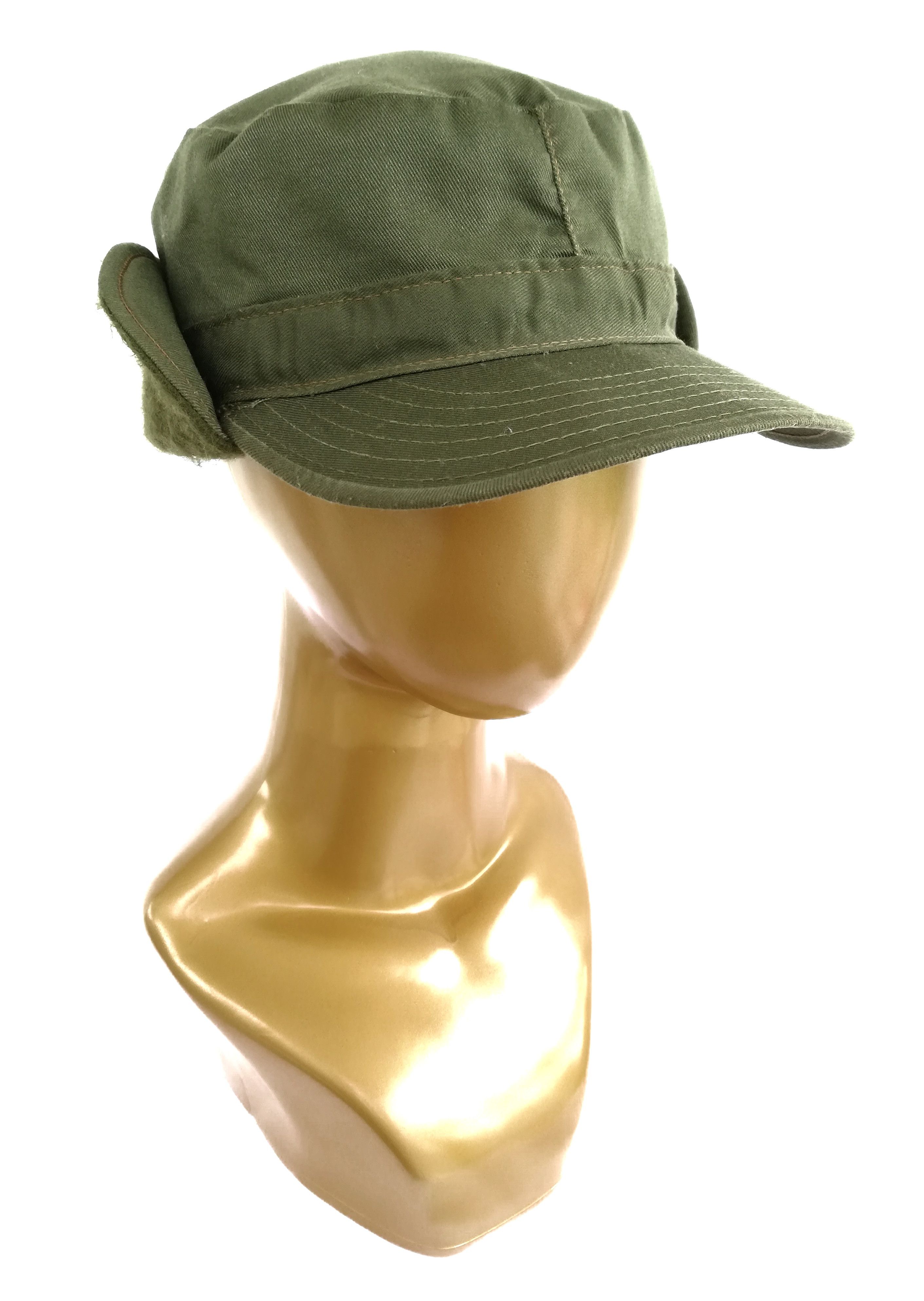 Vintage 🔥Genuine Swedish Army Olive Combat / Fatigue Baseball Cap Size ONE SIZE - 14 Thumbnail