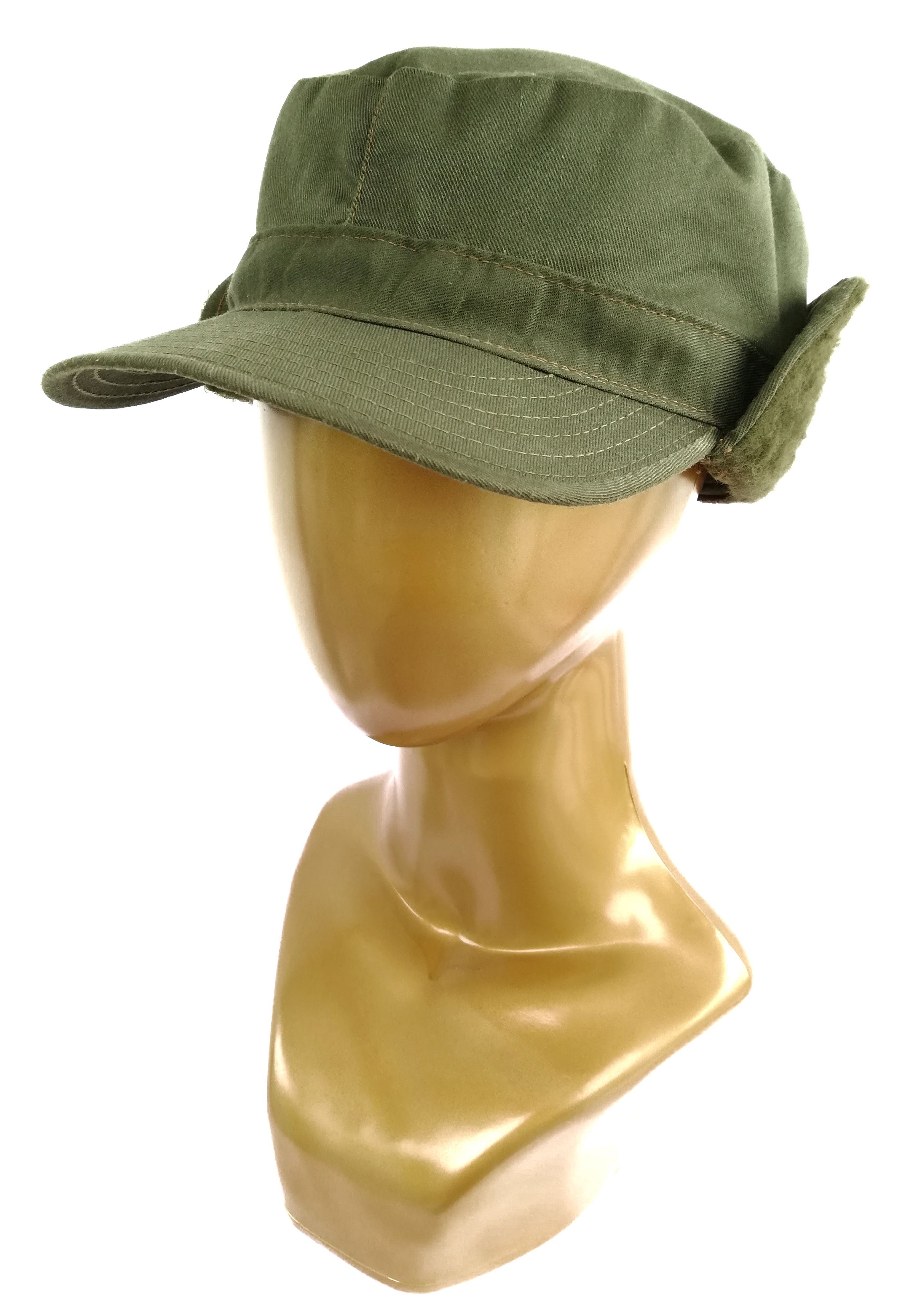 Vintage 🔥Genuine Swedish Army Olive Combat / Fatigue Baseball Cap Size ONE SIZE - 10 Thumbnail