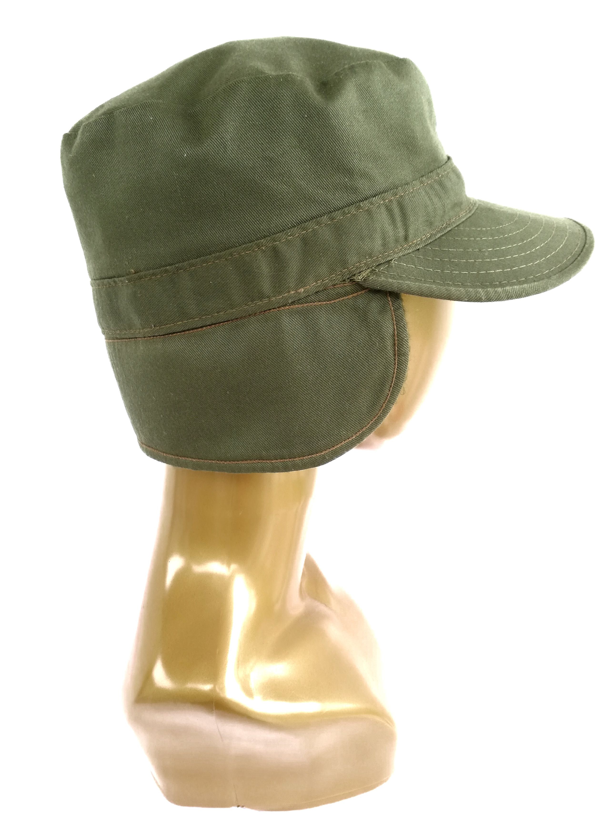 Vintage 🔥Genuine Swedish Army Olive Combat / Fatigue Baseball Cap Size ONE SIZE - 7 Thumbnail