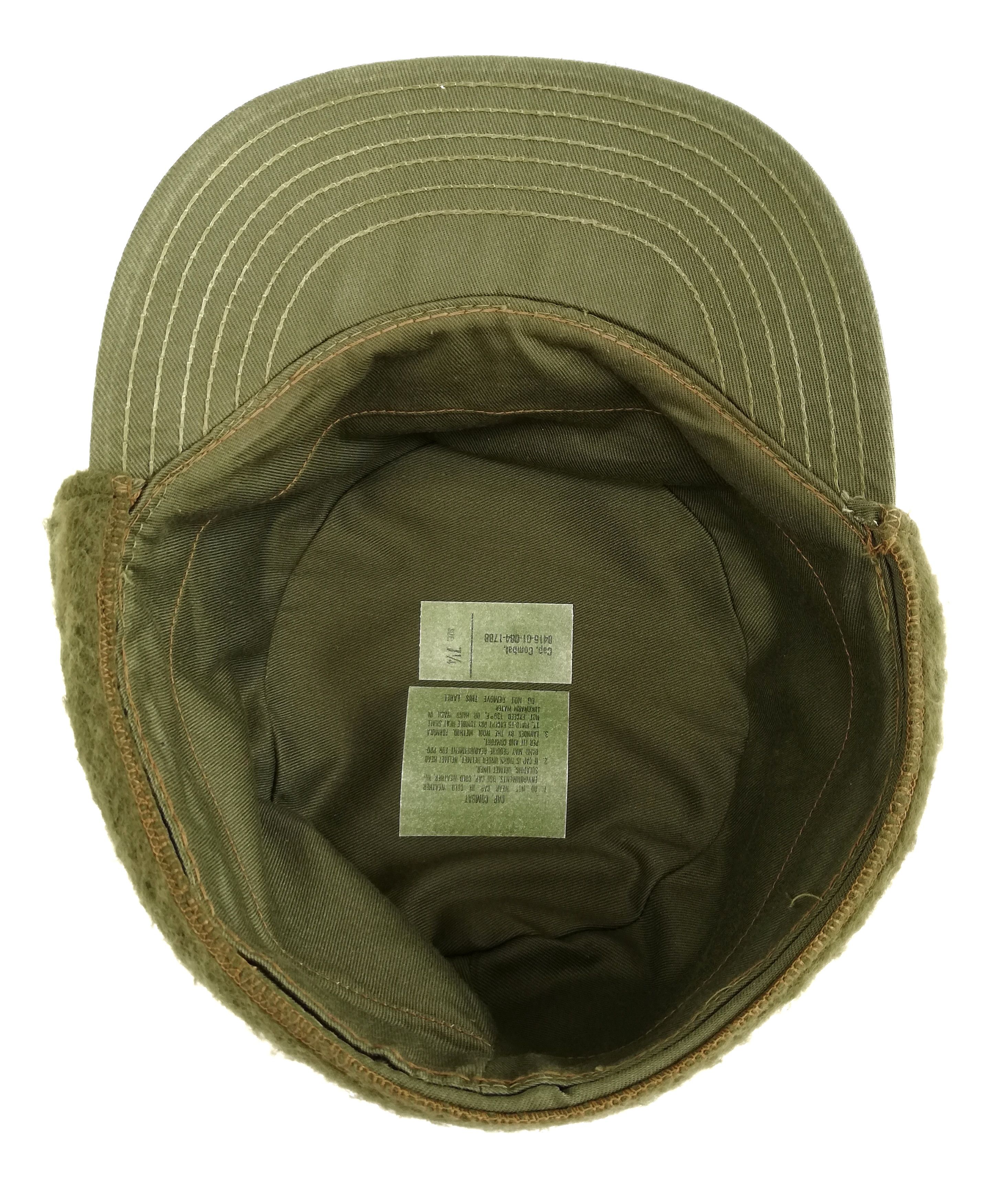 Vintage 🔥Genuine Swedish Army Olive Combat / Fatigue Baseball Cap Size ONE SIZE - 15 Thumbnail
