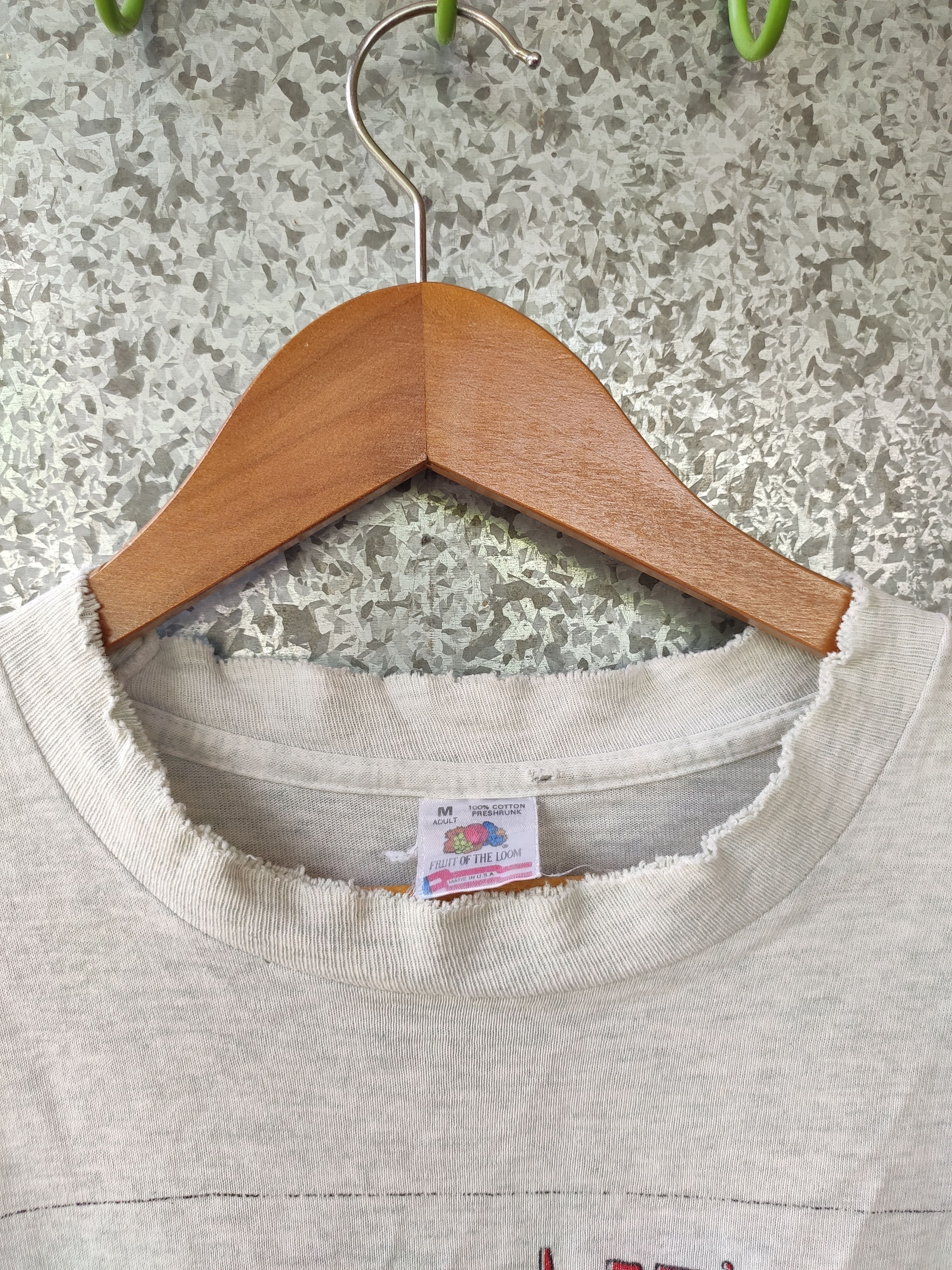 Vintage 🔥 Trashed Vintage 80s Art Design t shirt distressed Size US M / EU 48-50 / 2 - 5 Thumbnail