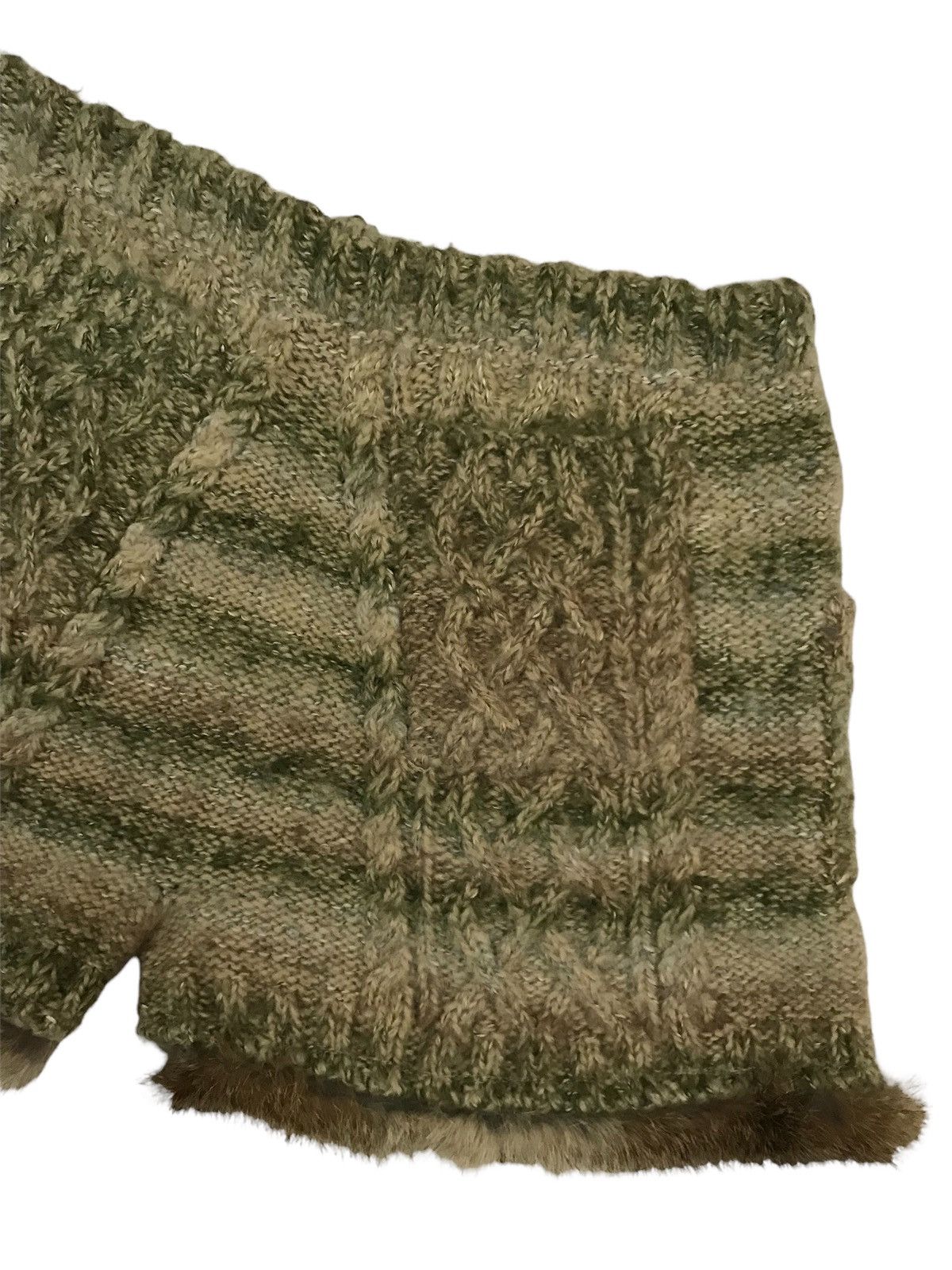 Japanese Brand Cheer knitted real fur nice design Size US 30 / EU 46 - 6 Thumbnail