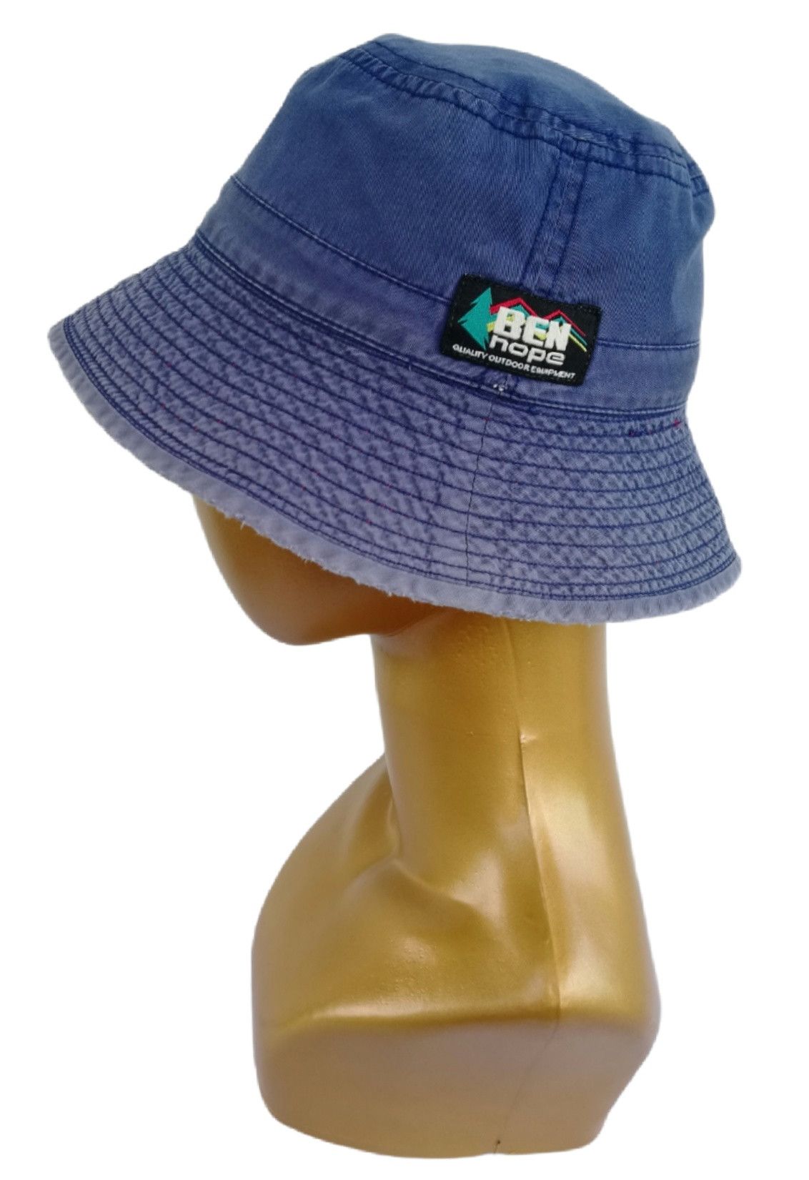 Japanese Brand 🔥I'm Right Here! Find Me! Big Logo Distressed Bucket Hat🔥 Size ONE SIZE - 11 Thumbnail