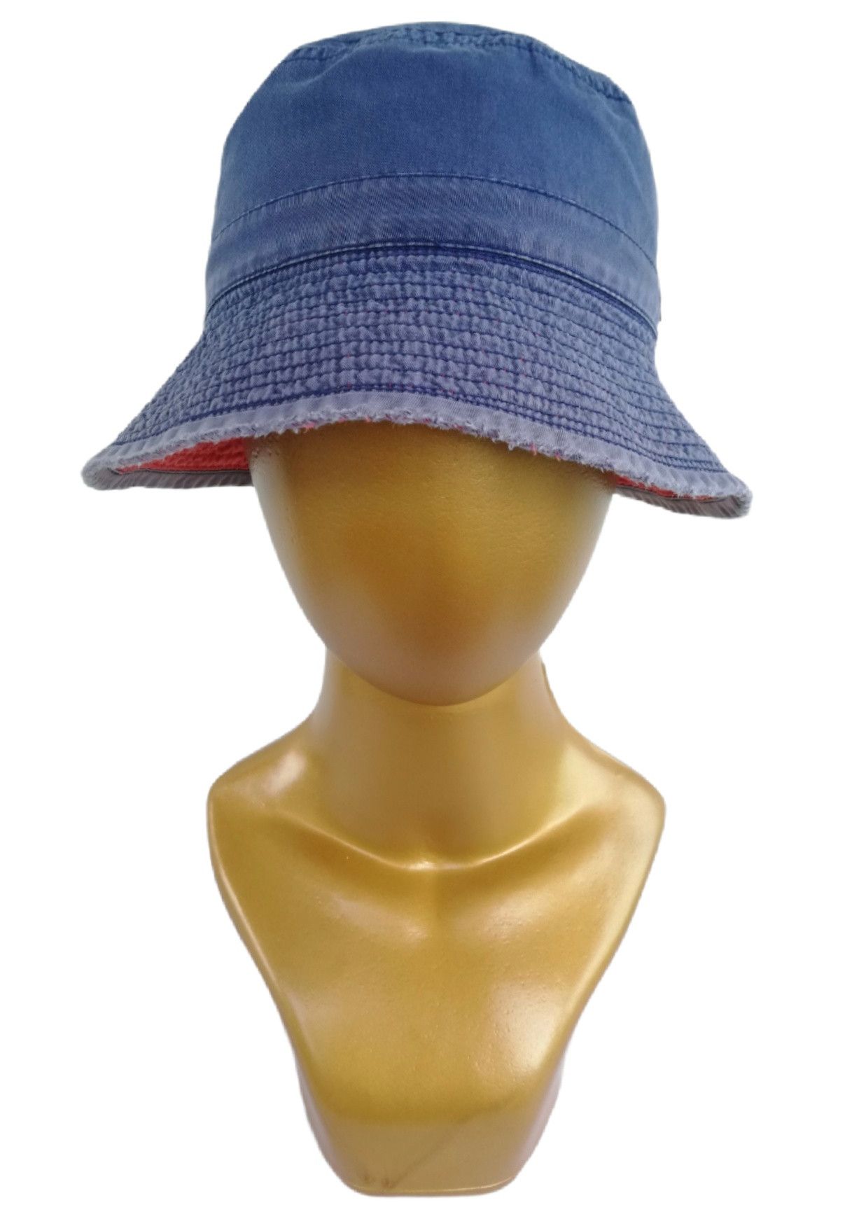Japanese Brand 🔥I'm Right Here! Find Me! Big Logo Distressed Bucket Hat🔥 Size ONE SIZE - 17 Thumbnail