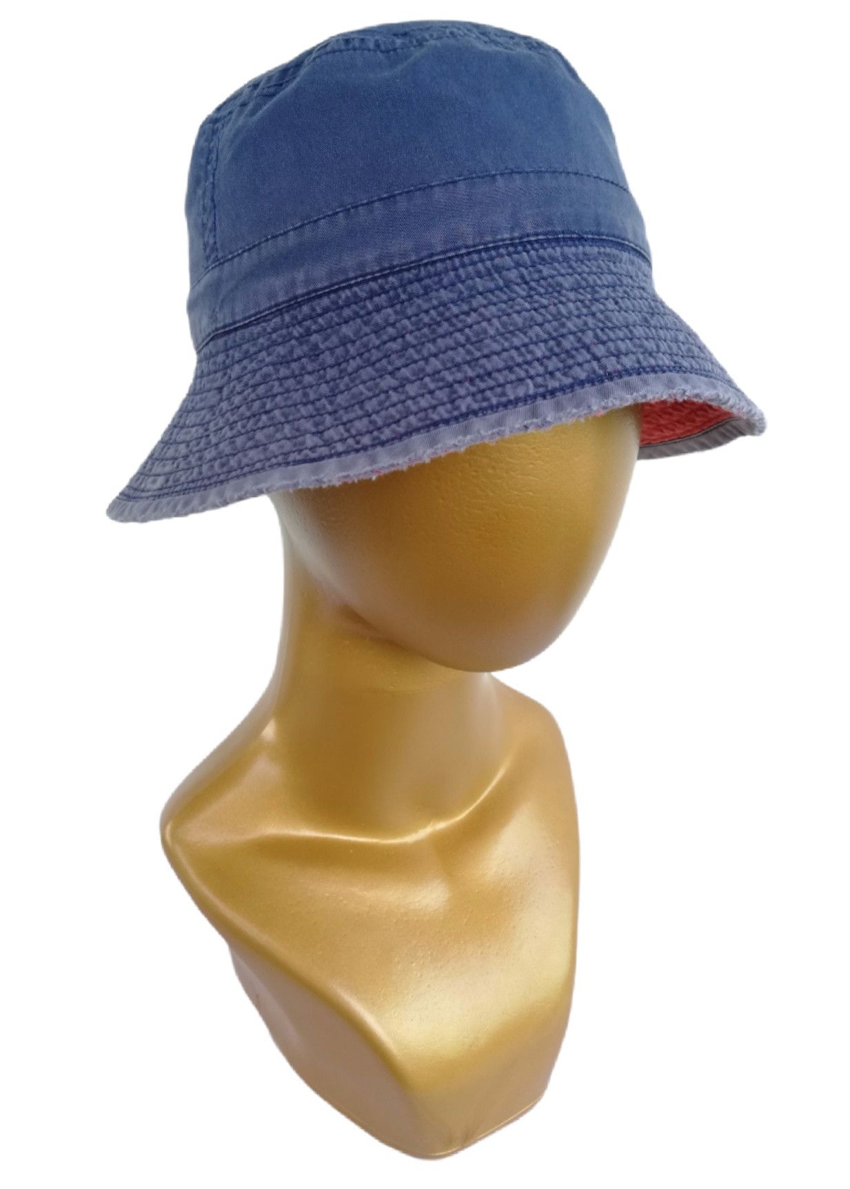 Japanese Brand 🔥I'm Right Here! Find Me! Big Logo Distressed Bucket Hat🔥 Size ONE SIZE - 16 Thumbnail