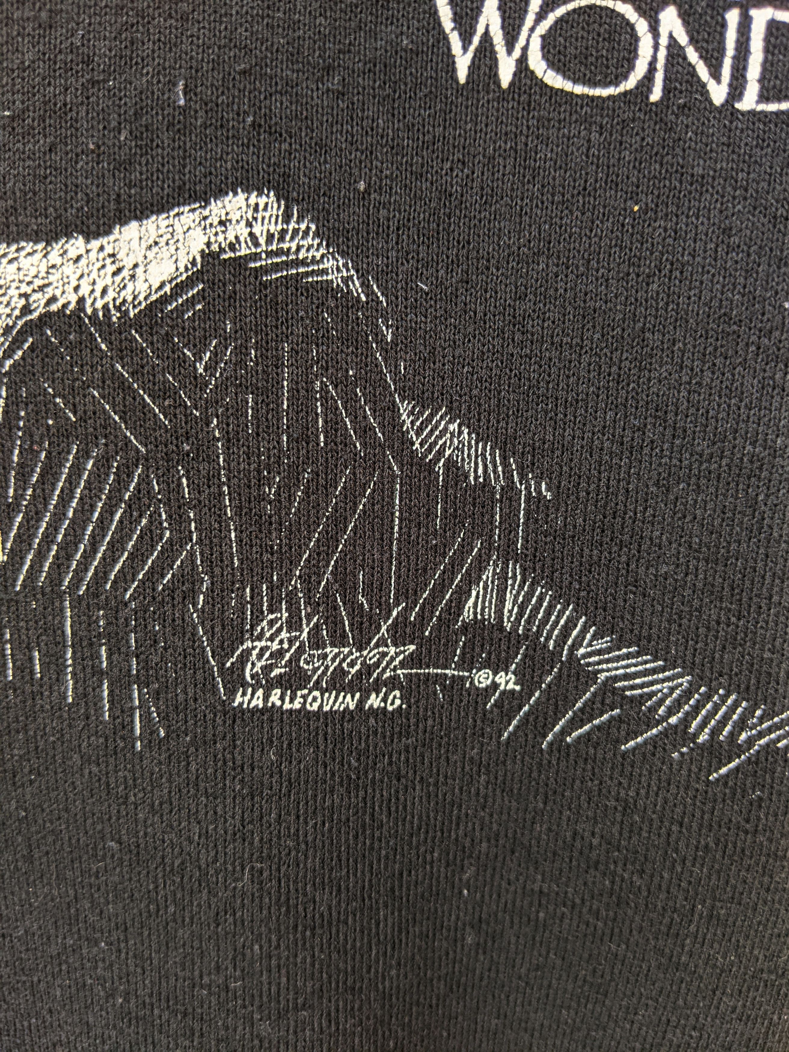Habitat RARE💥92 Harlequin Grizzly Bear Print Sweatshirt Size US M / EU 48-50 / 2 - 4 Thumbnail