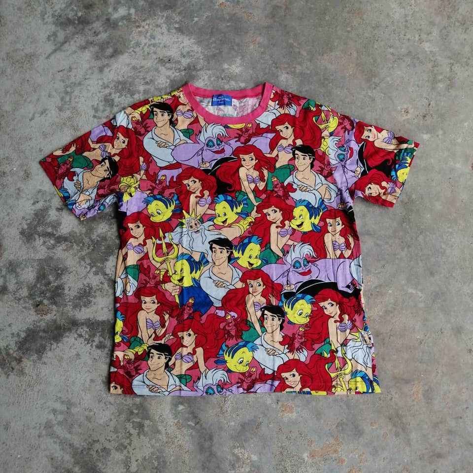 Cartoon Network × Disney × Vintage Vintage 90s Disney Cartoon Aladdin Graphic Tees Overprint Size US L / EU 52-54 / 3 - 1 Thumbnail