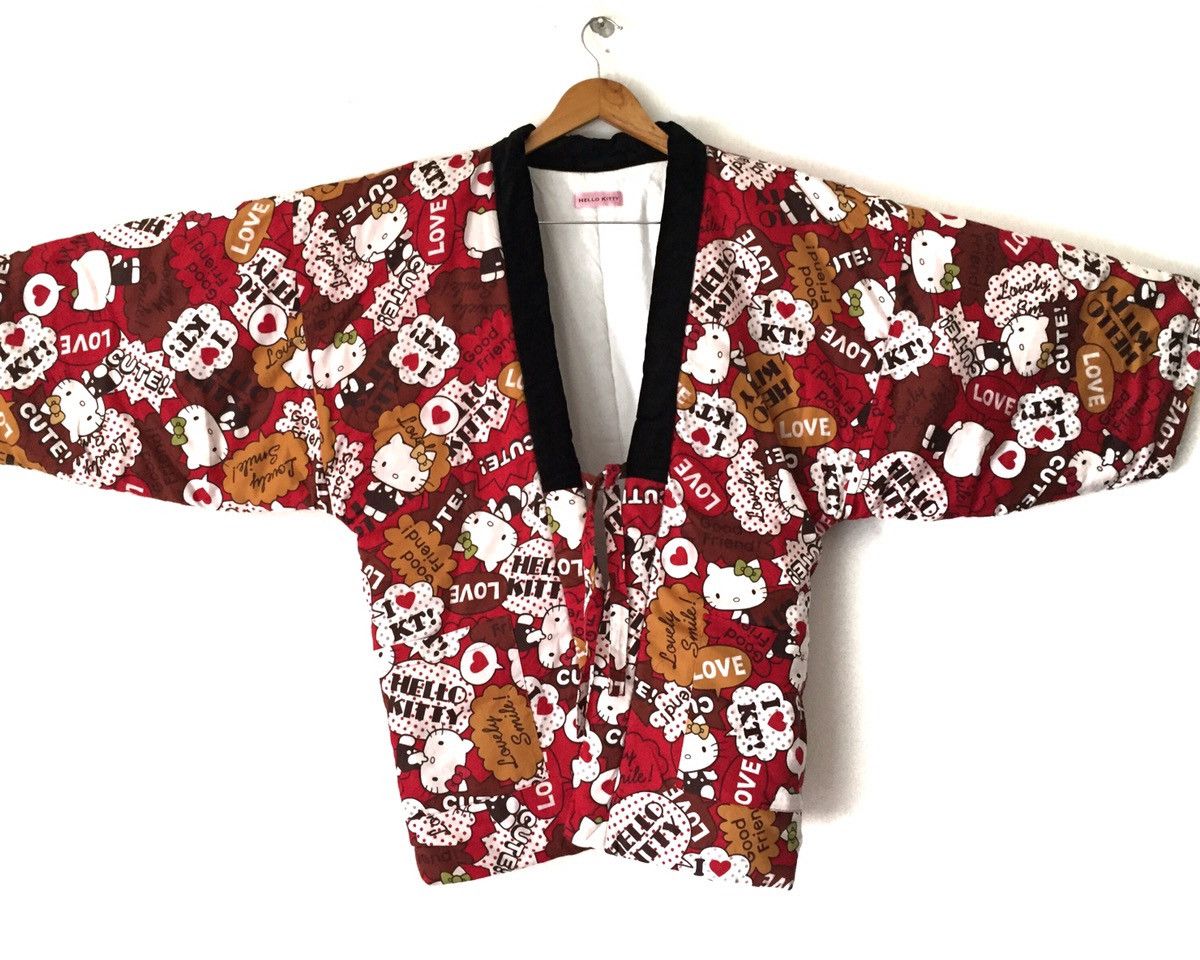 Japanese Brand hanten Kimono full print Hello Kitty jacket nice designer Size US L / EU 52-54 / 3 - 4 Thumbnail