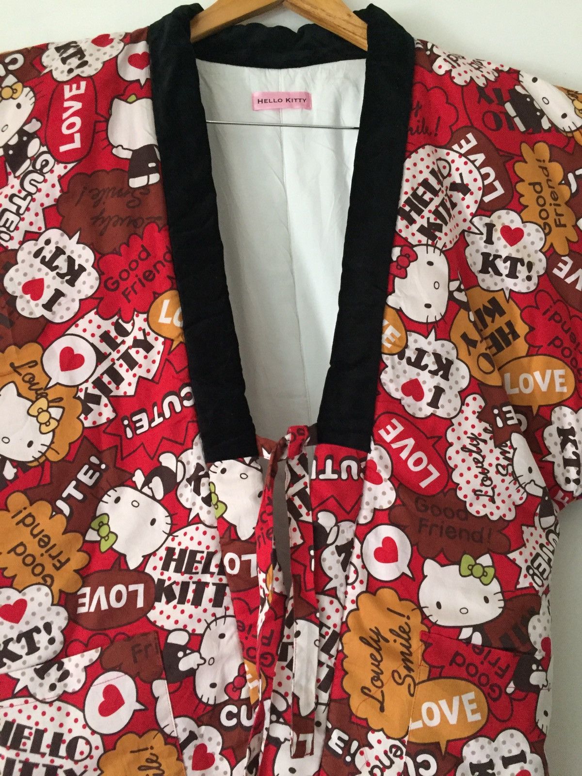 Japanese Brand hanten Kimono full print Hello Kitty jacket nice designer Size US L / EU 52-54 / 3 - 7 Thumbnail