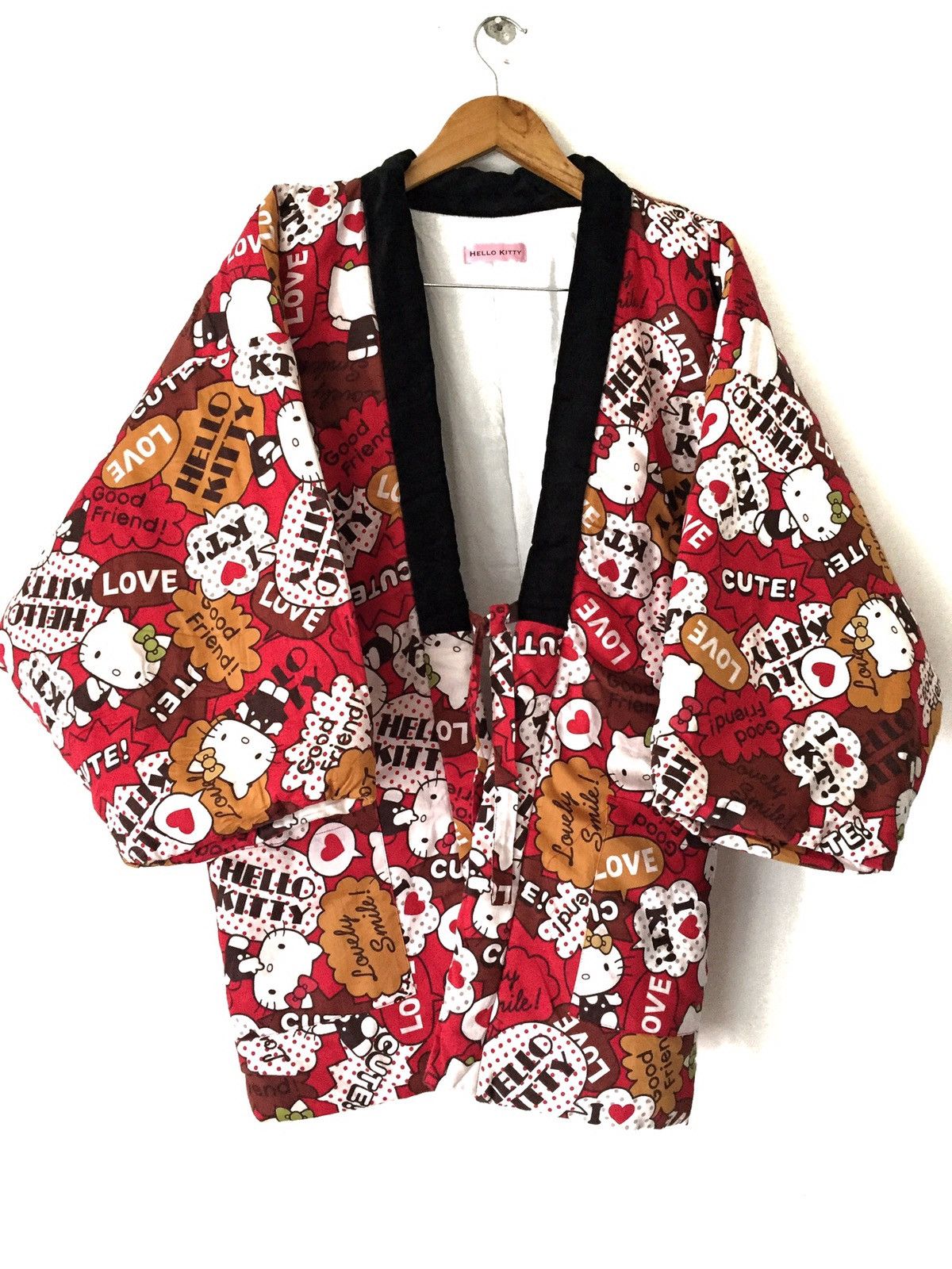 Japanese Brand hanten Kimono full print Hello Kitty jacket nice designer Size US L / EU 52-54 / 3 - 2 Thumbnail