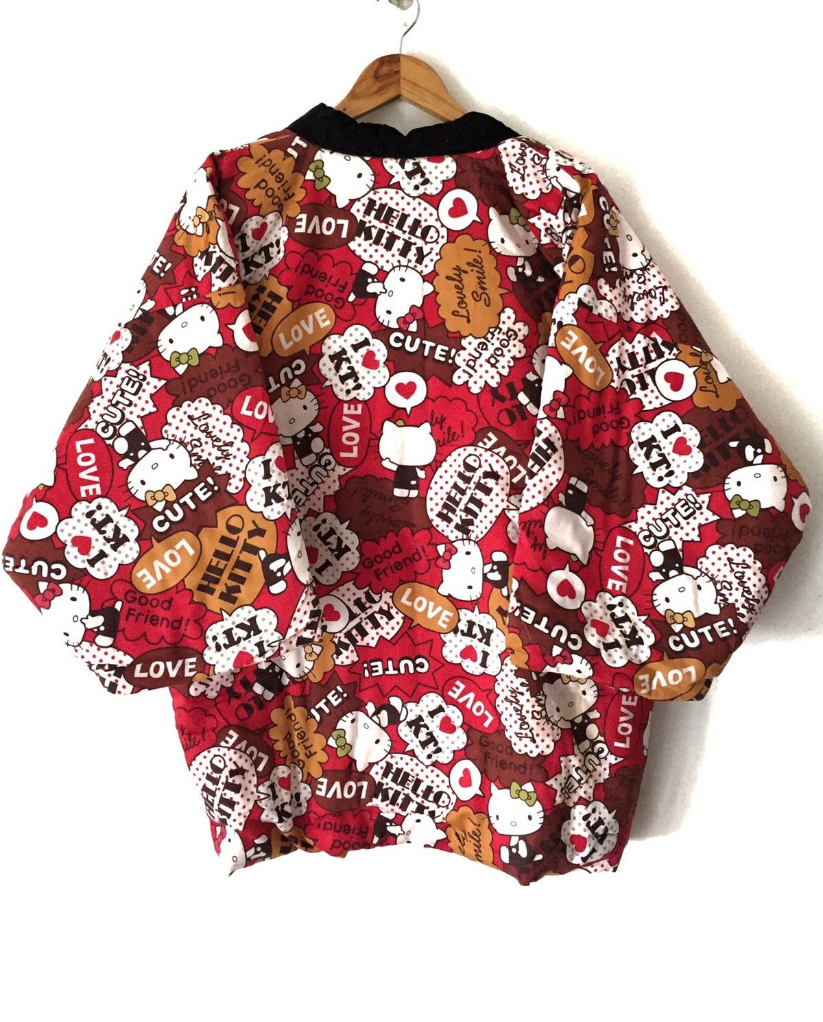 Japanese Brand hanten Kimono full print Hello Kitty jacket nice designer Size US L / EU 52-54 / 3 - 3 Thumbnail