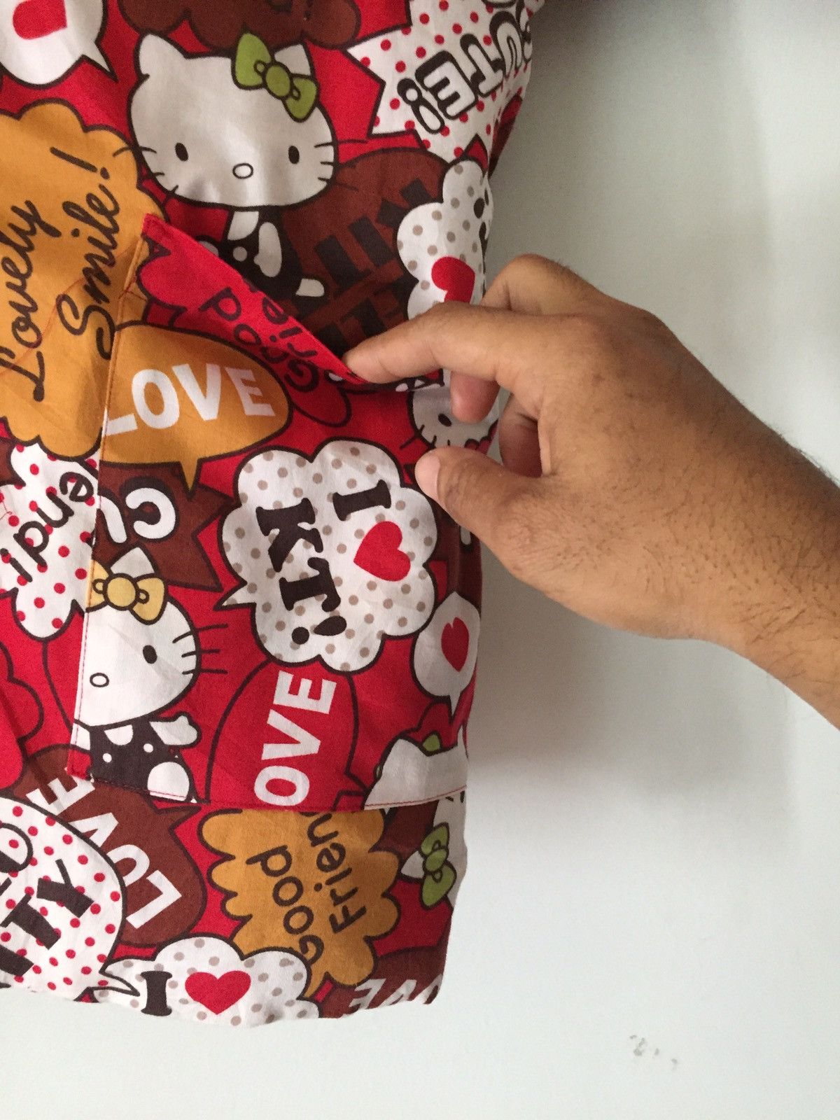 Japanese Brand hanten Kimono full print Hello Kitty jacket nice designer Size US L / EU 52-54 / 3 - 5 Thumbnail
