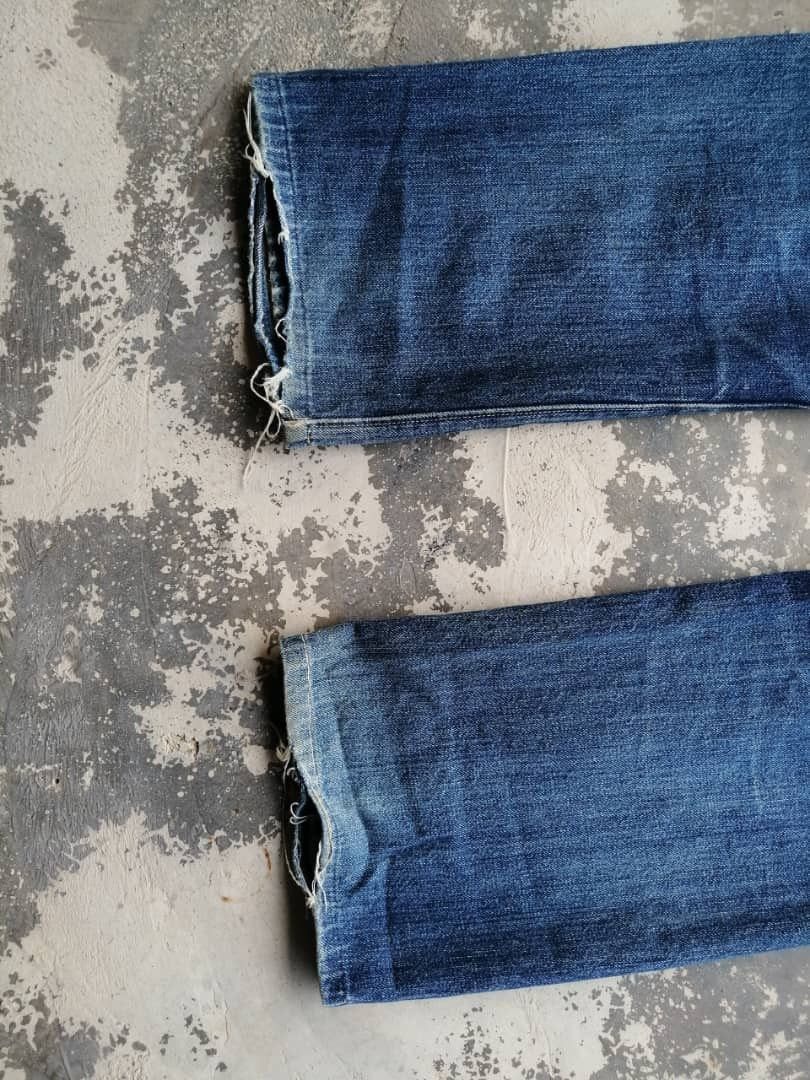Sugar Cane SICKS💥Vintage Sugar Cane Toyo Redline Light Wash Distressed Size US 29 - 17 Thumbnail