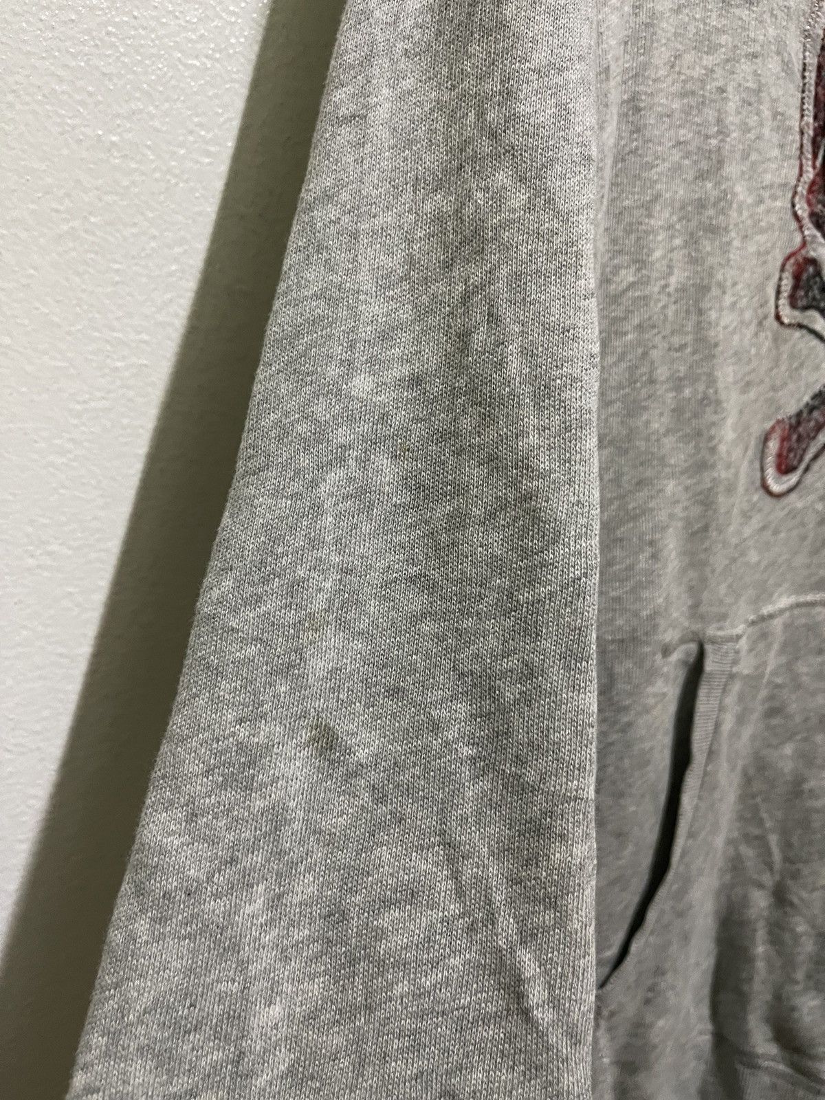 Beams Plus × Japanese Brand Beams Hearts Skull Distressed Hoodie Size US L / EU 52-54 / 3 - 5 Thumbnail