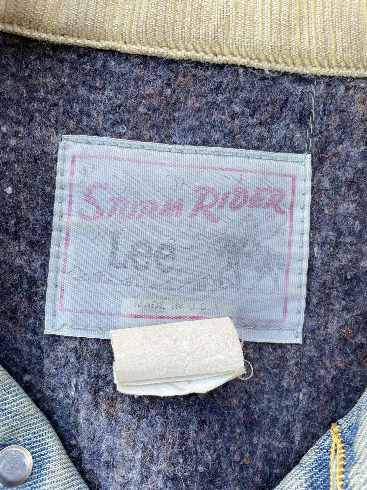 Lee × Vintage Vintage 60's Lee Storm Rider Blanket Lined Denim Jacket Size US L / EU 52-54 / 3 - 4 Thumbnail