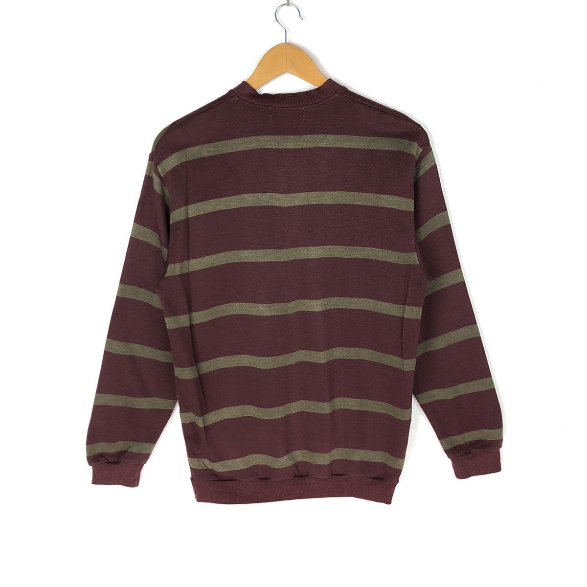 Pierre Balmain Pierre Balmain Paris Embroidered Logo Stripe Sweatshirt Size US M / EU 48-50 / 2 - 6 Thumbnail