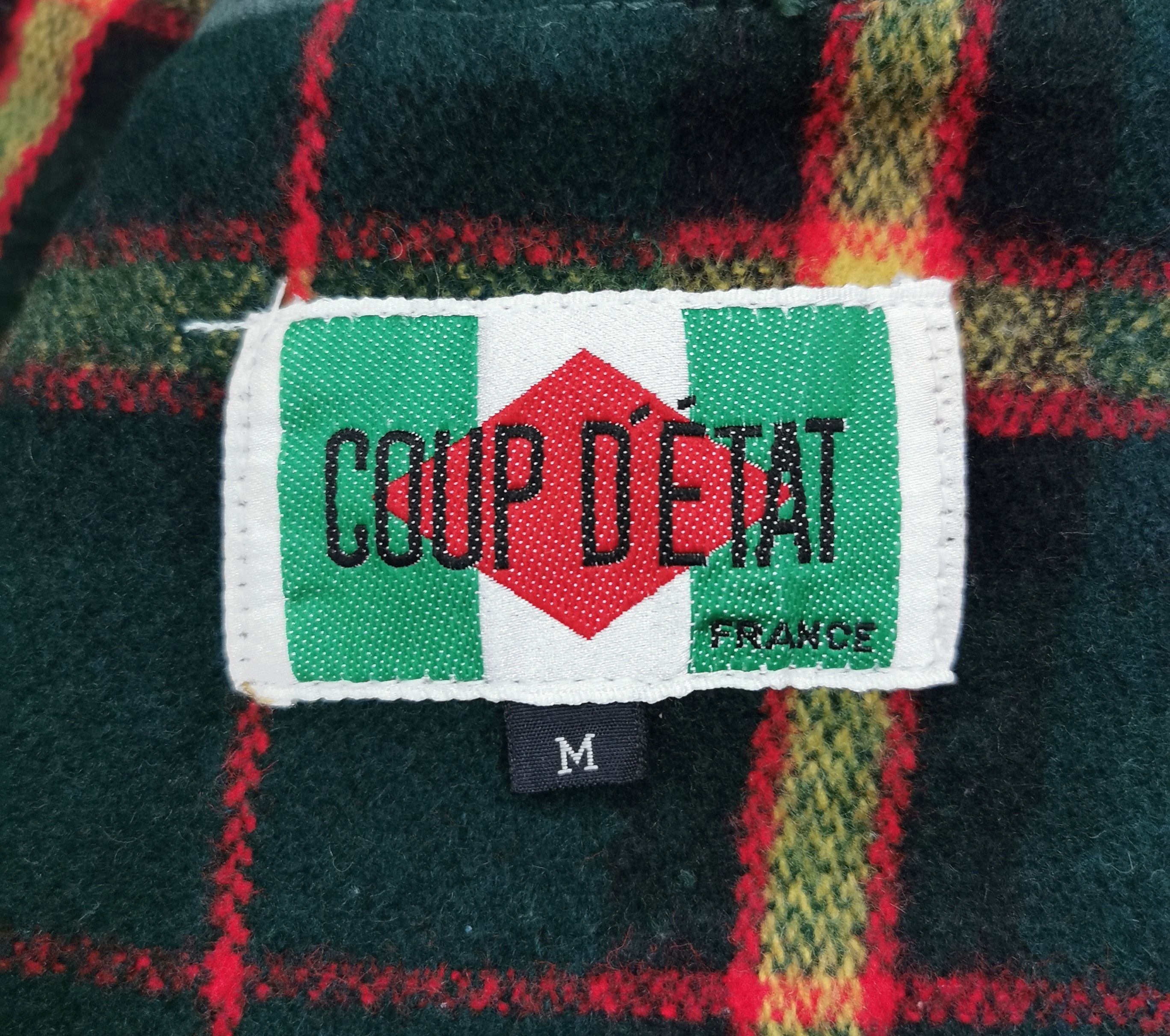 Japanese Brand Coup Detat France Hybrid Navajo Half Leather Bomber Jacket Size US M / EU 48-50 / 2 - 15 Thumbnail