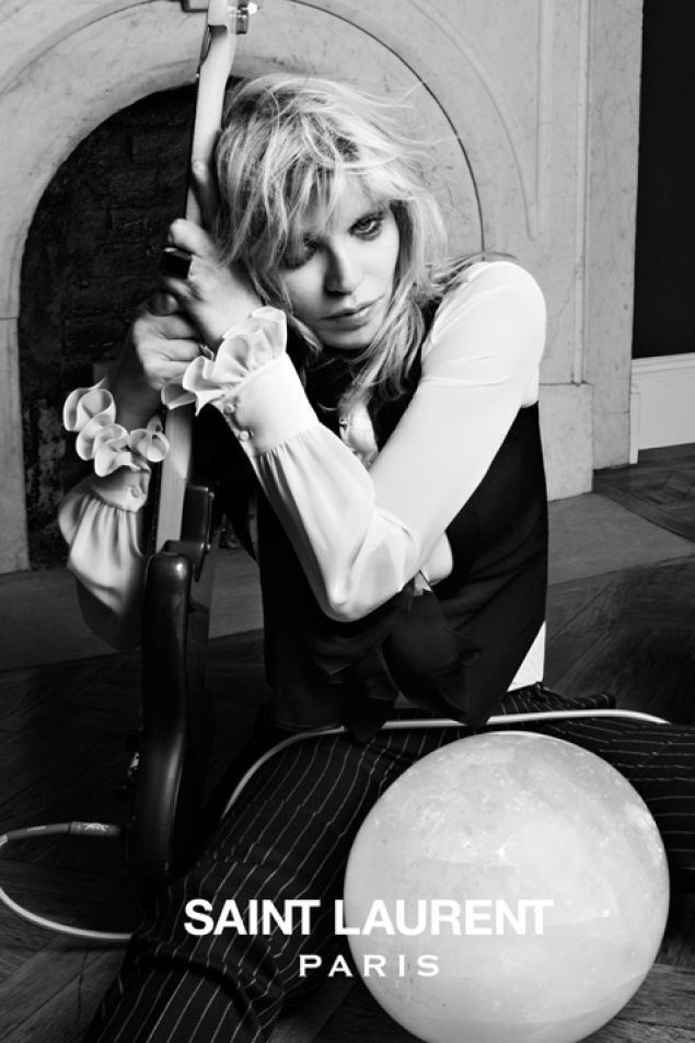 Hedi Slimane × Saint Laurent Paris Courtney Love Personal Tuxedo FW13 Campaign Size 36S - 5 Thumbnail